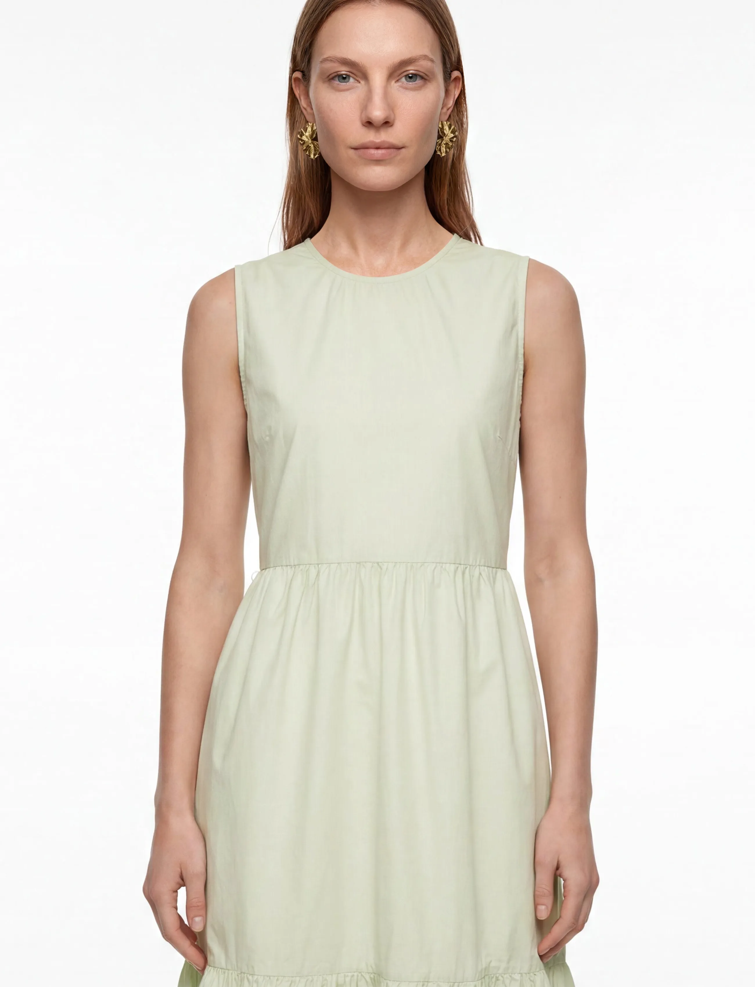 2NDDAY - 2ND Linda - Fine Crispy Poplin - maxikleider - 136106 green tint - 3