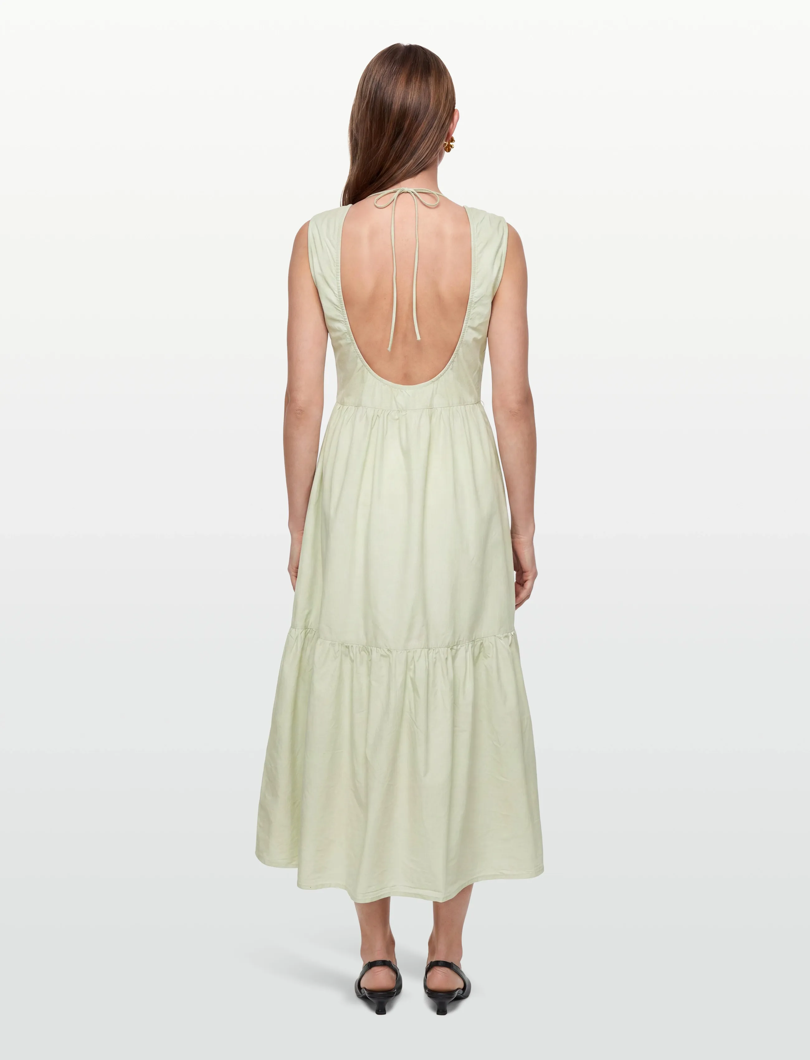 2NDDAY - 2ND Linda - Fine Crispy Poplin - maxikleider - 136106 green tint - 4