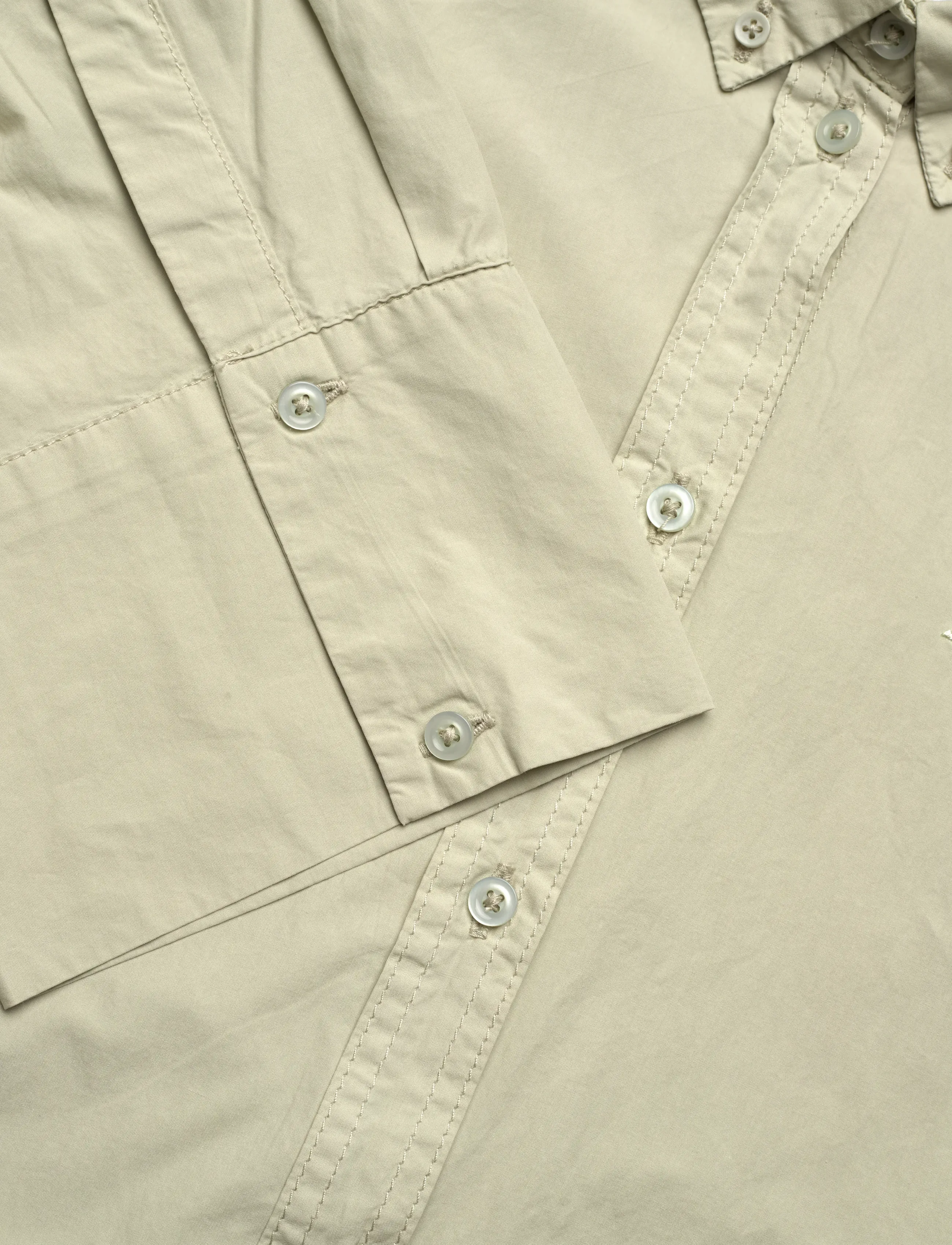 2NDDAY - 2ND Clarome - Fine Crispy poplin - long-sleeved shirts - 160110 desert sage - 2