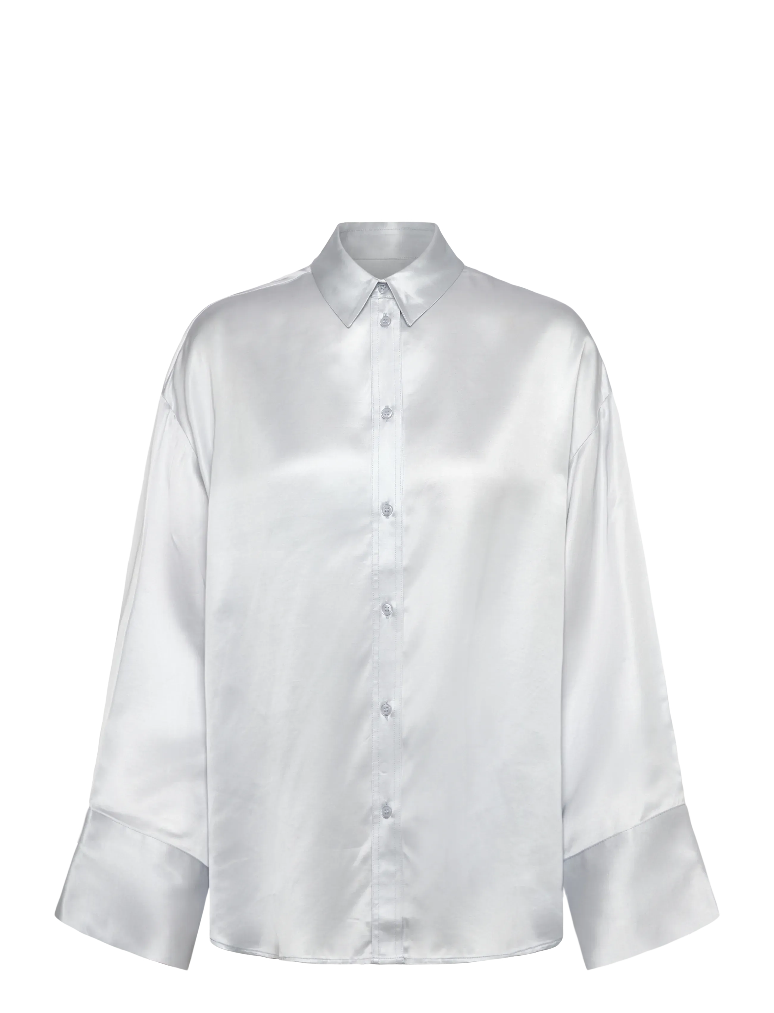 2NDDAY 2Nd Clarose Silky Viscose, Kvinder, Silke Skjortebluse, Hvid, Str: 36