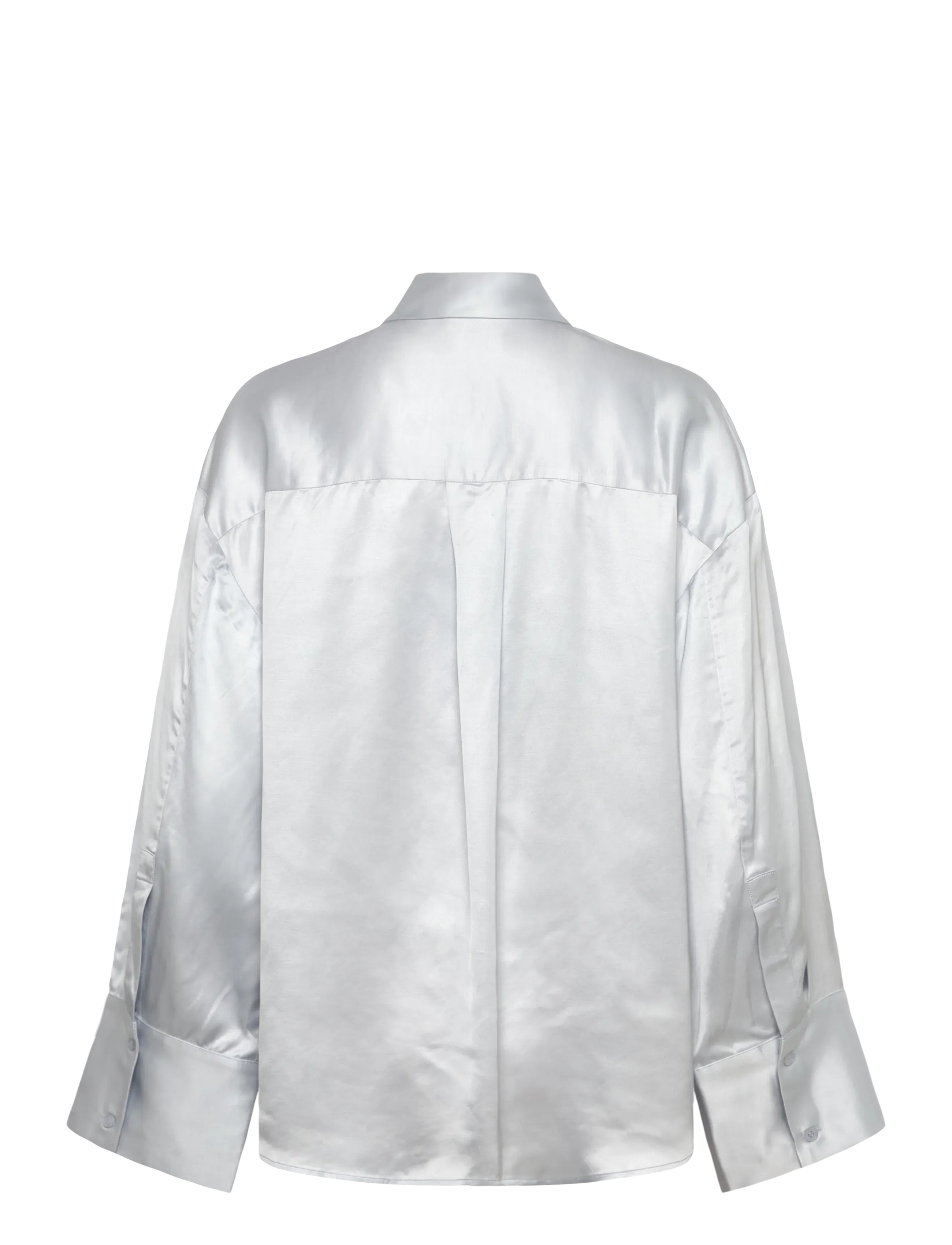 2NDDAY - 2ND Clarose - Silky Viscose - långärmade skjortor - 134110 arctic ice - 1