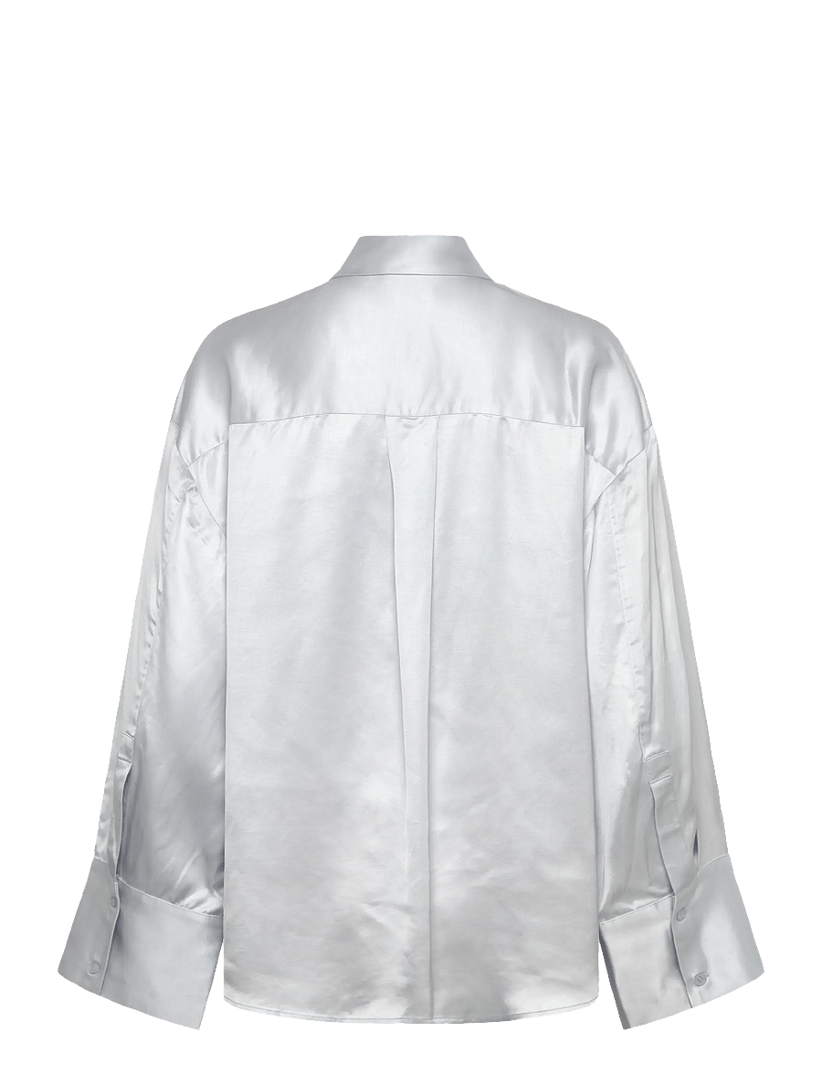 2NDDAY - 2ND Clarose - Silky Viscose - langärmlige hemden - 134110 arctic ice - 1
