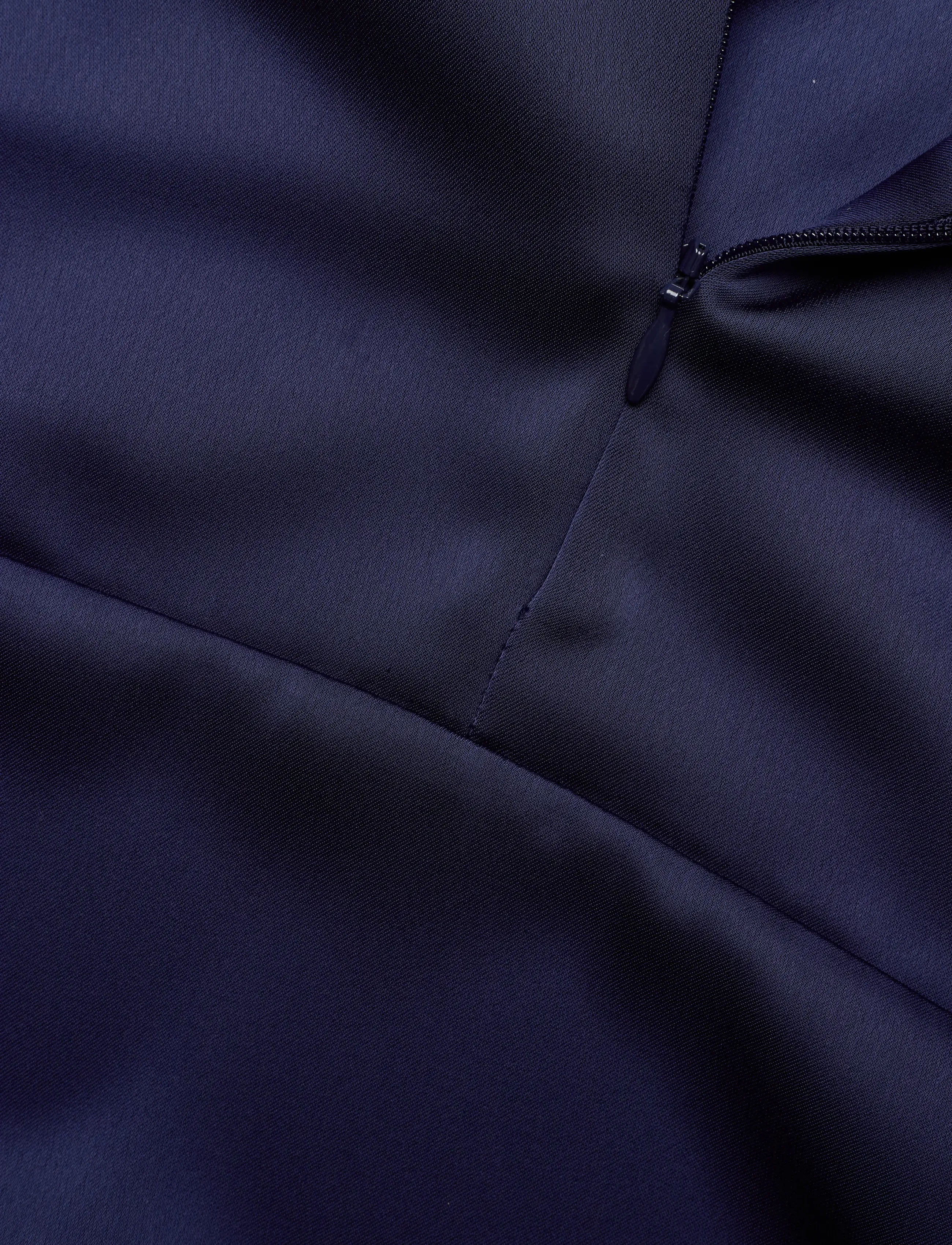 2NDDAY - 2ND Francisca - Heavy Satin - långärmade blusar - 193933 medieval blue - 3