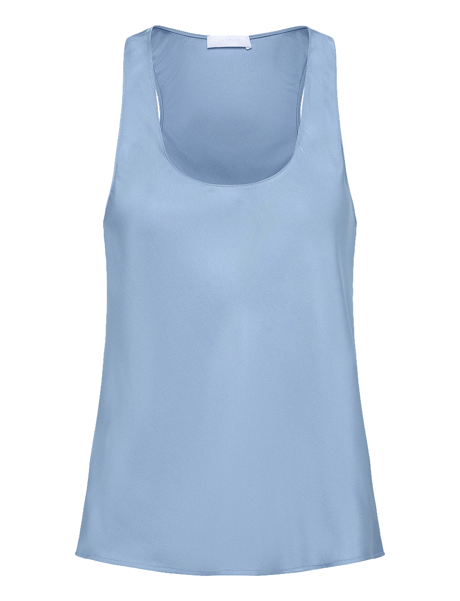 2NDDAY - 2ND Amalia - Fluid Twill - varrukateta pluusid - 04038 powder blue - 0