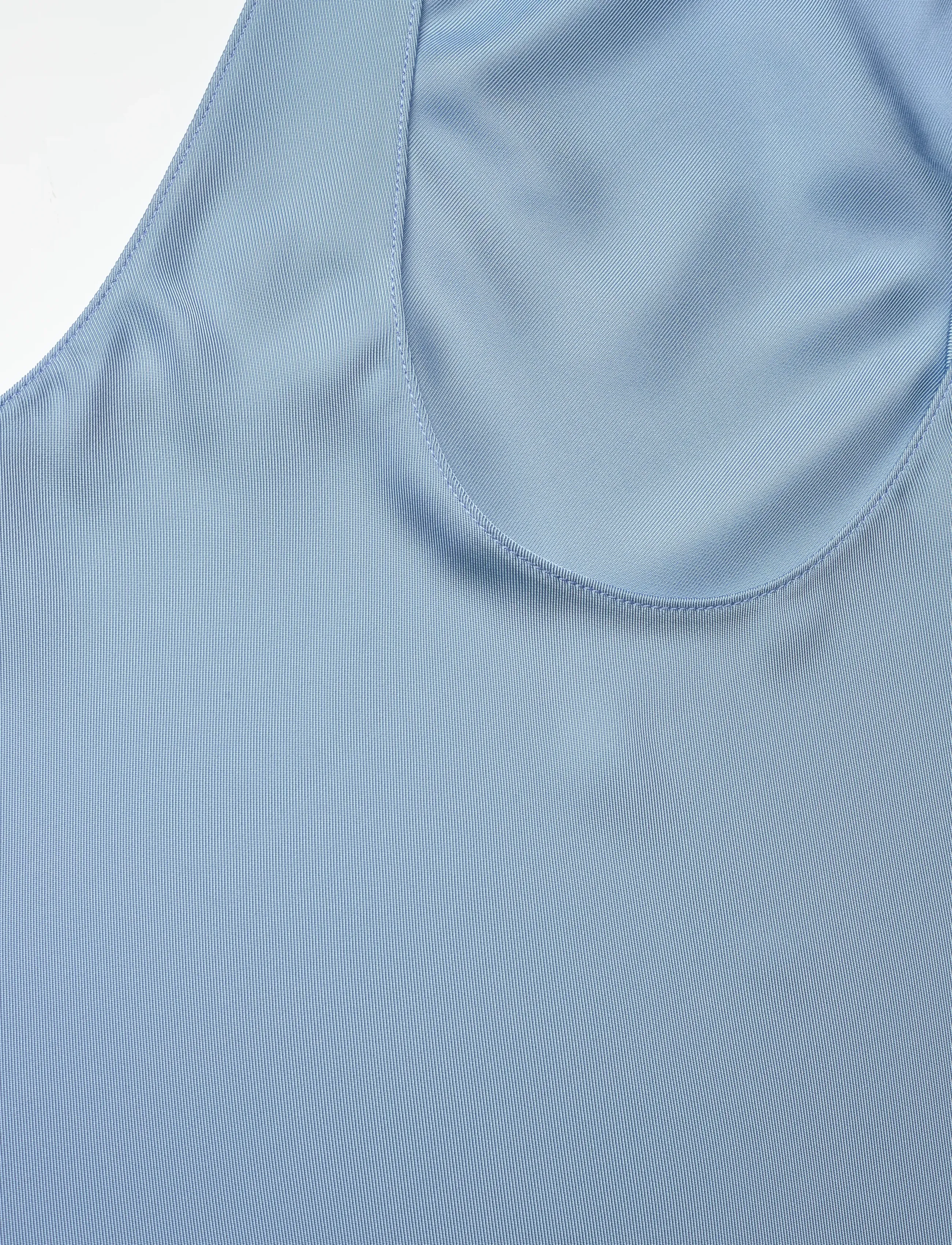 2NDDAY - 2ND Amalia - Fluid Twill - Ärmellose blusen - 04038 powder blue - 2