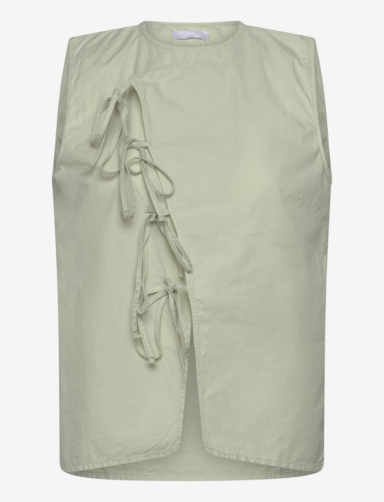 2NDDAY - 2ND Adrianas - Fine Crispy Poplin - Ärmellose blusen - 136106 green tint - 0