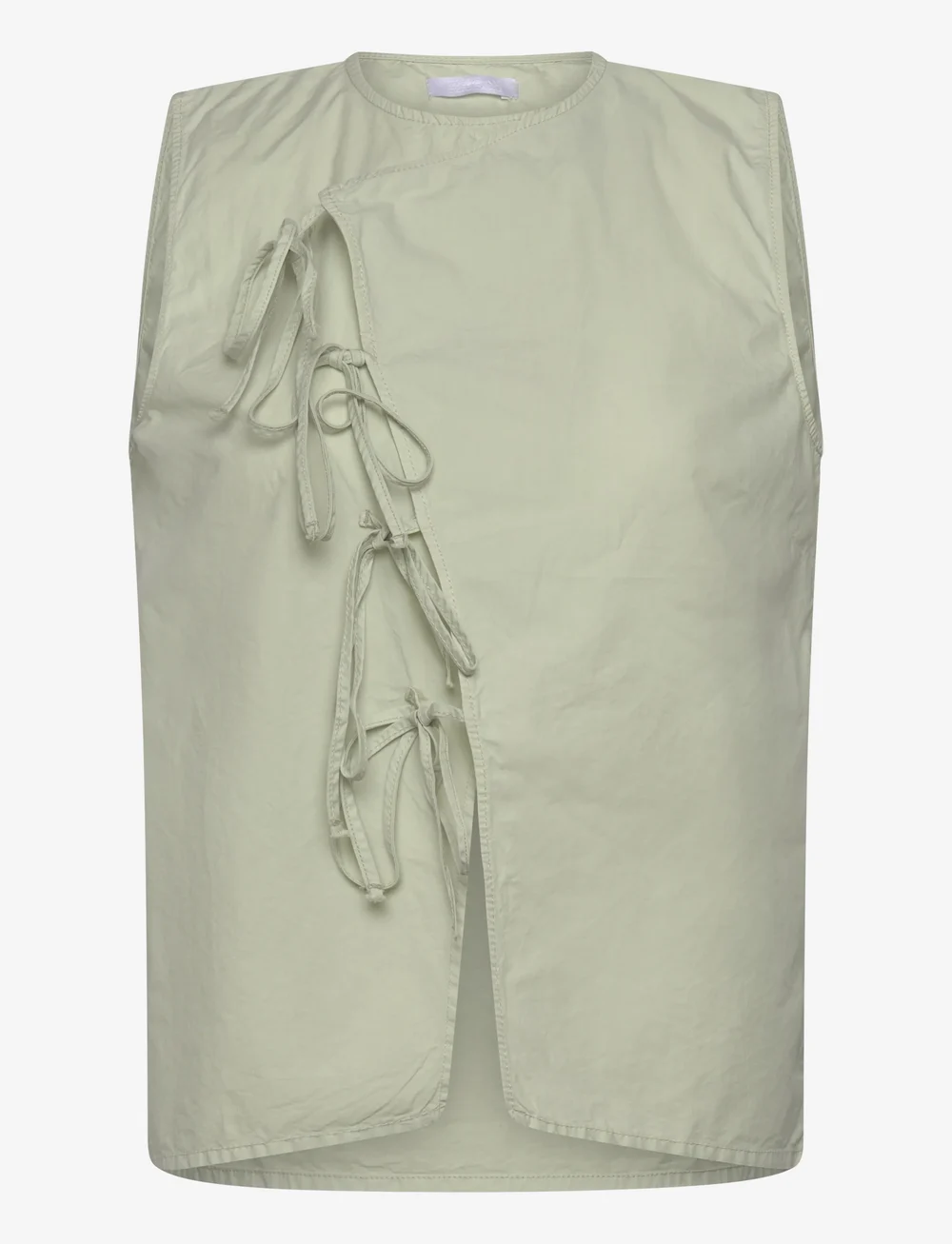 2NDDAY - 2ND Adrianas - Fine Crispy Poplin - Ärmlösa blusar - 136106 green tint - 0