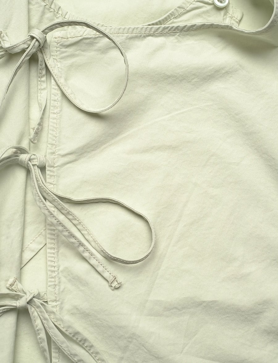 2NDDAY - 2ND Adrianas - Fine Crispy Poplin - Ärmellose blusen - 136106 green tint - 2