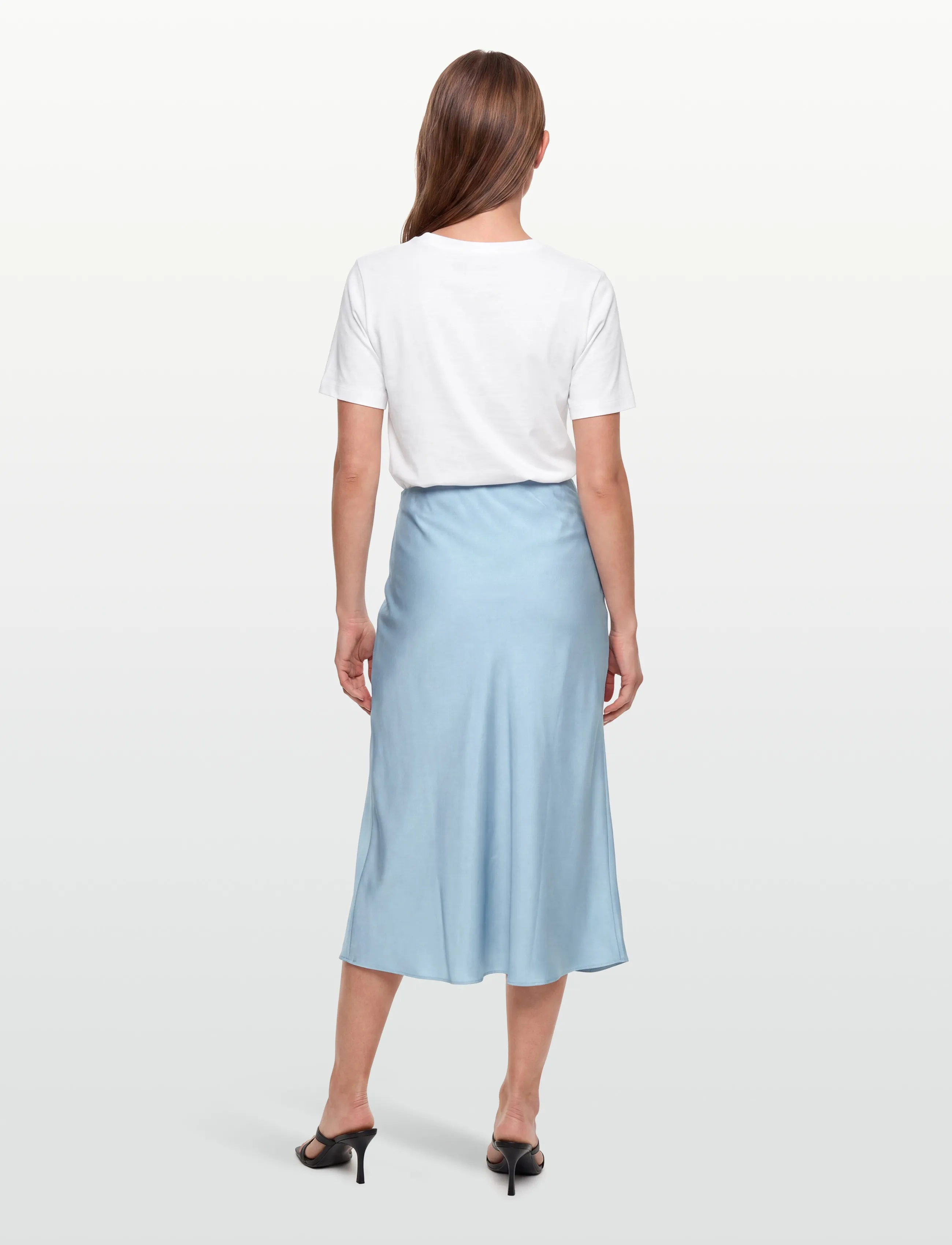 2NDDAY - 2ND Clea - Fluid Twill - satinnederdele - 04038 powder blue - 4
