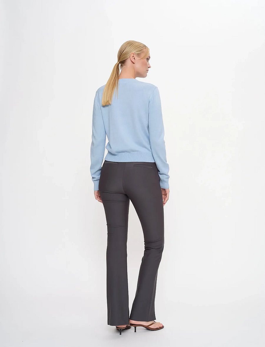 2NDDAY - 2ND Sandras - Daily Sleek - anzugshosen - 190203 gray pinstripe - 3