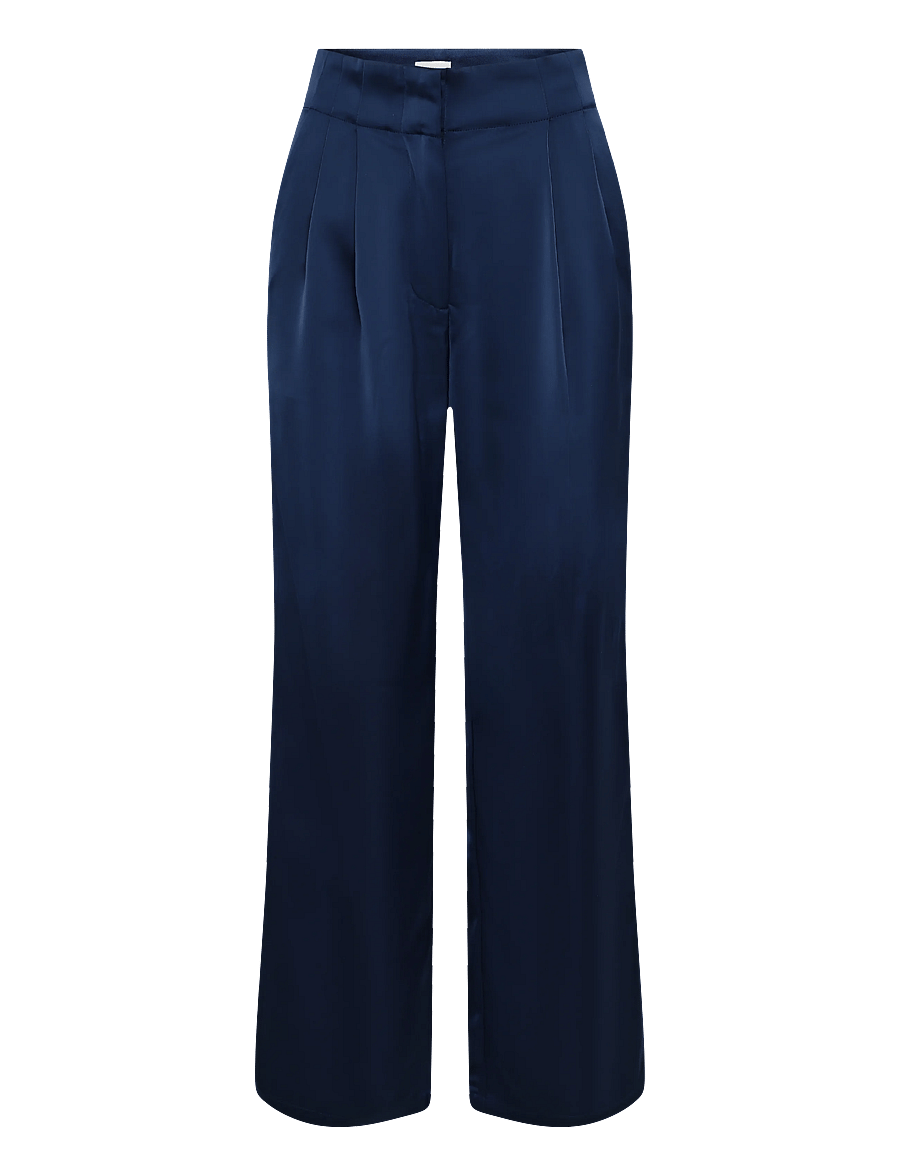 2NDDAY - 2ND Carter - Heavy Satin - hose mit geradem bein - medieval blue - 0