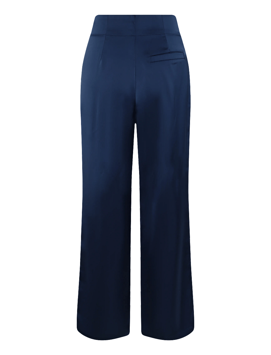 2NDDAY - 2ND Carter - Heavy Satin - hose mit geradem bein - medieval blue - 1