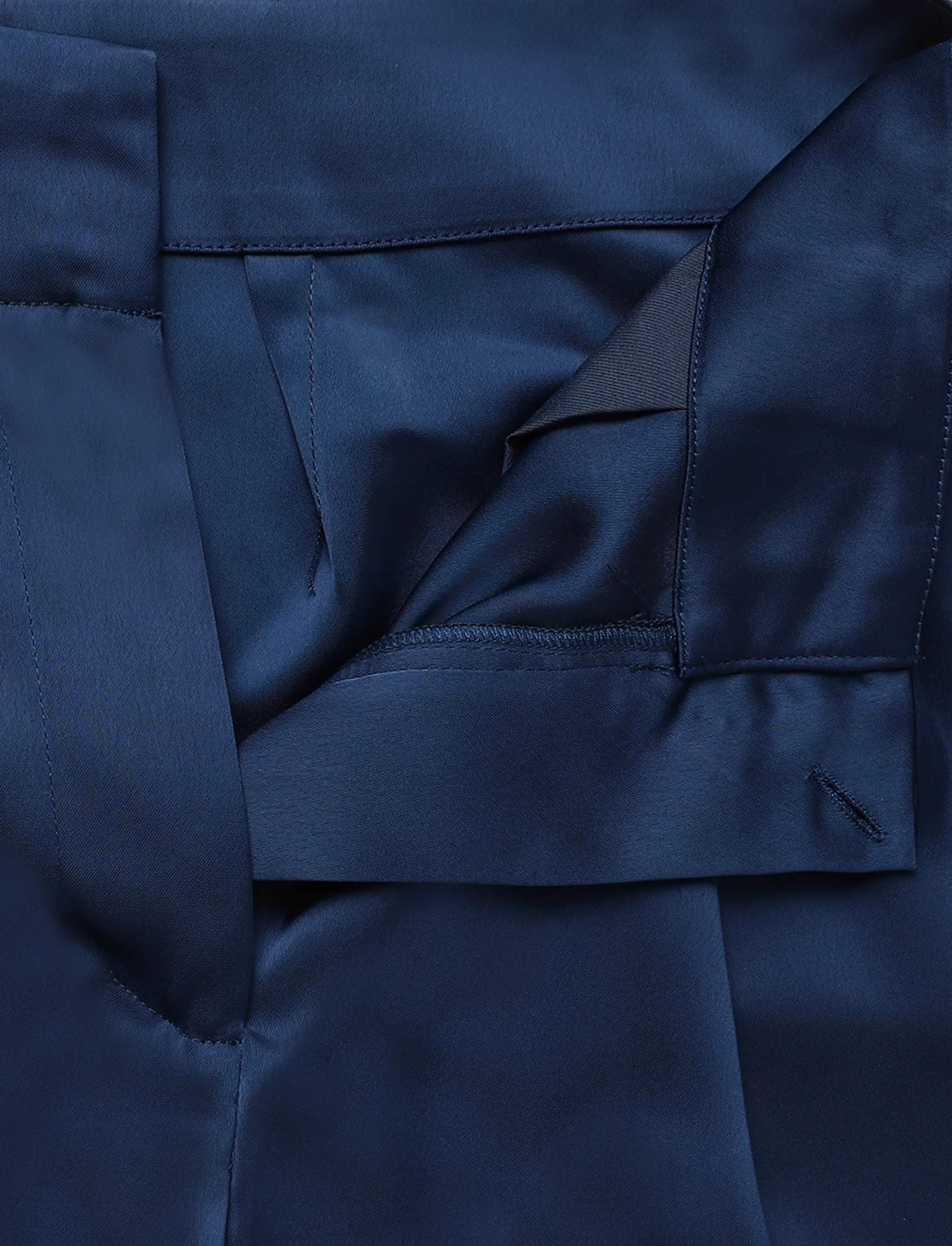 2NDDAY - 2ND Carter - Heavy Satin - hose mit geradem bein - medieval blue - 3