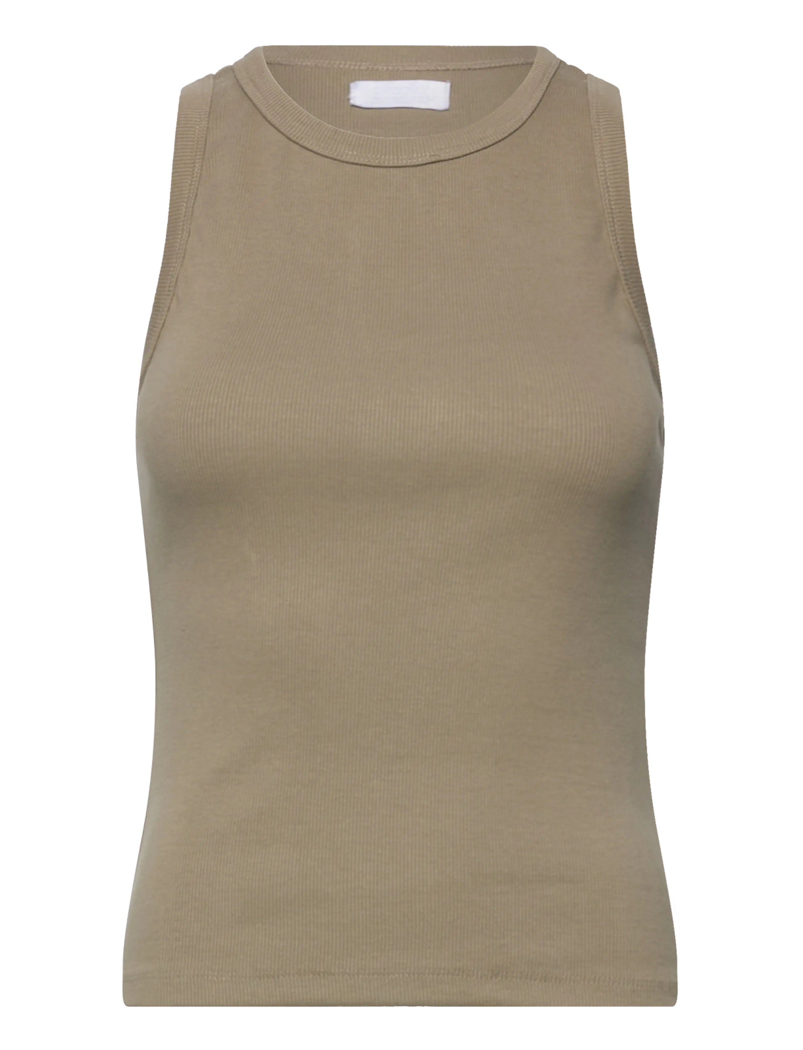 2NDDAY 2ND Purity TT - Daily Cotton Rib - Kläder - 171310 TIMBER WOLF / beige