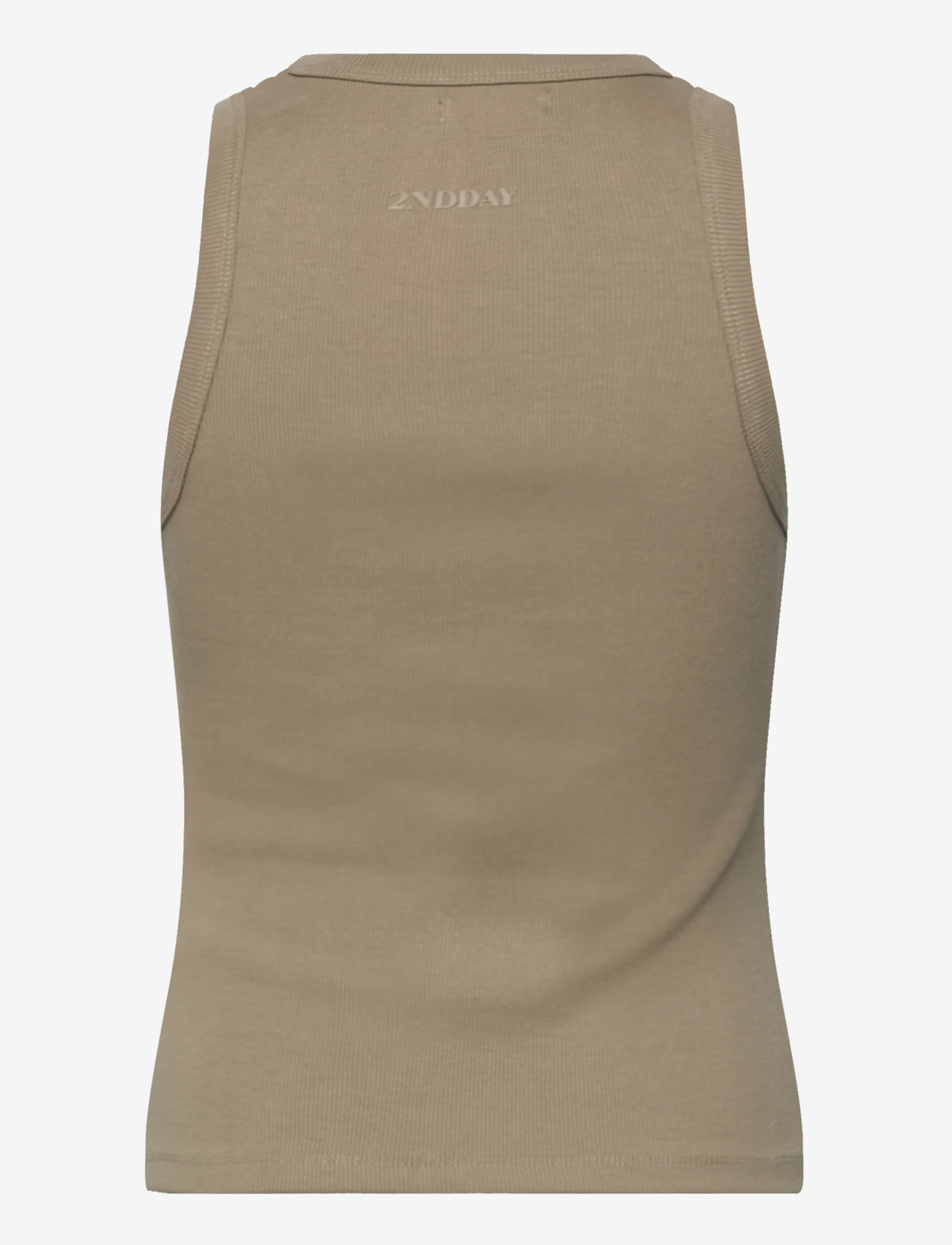 2NDDAY - 2ND Purity TT - Daily Cotton Rib - tanktops - 171310 timber wolf - 1