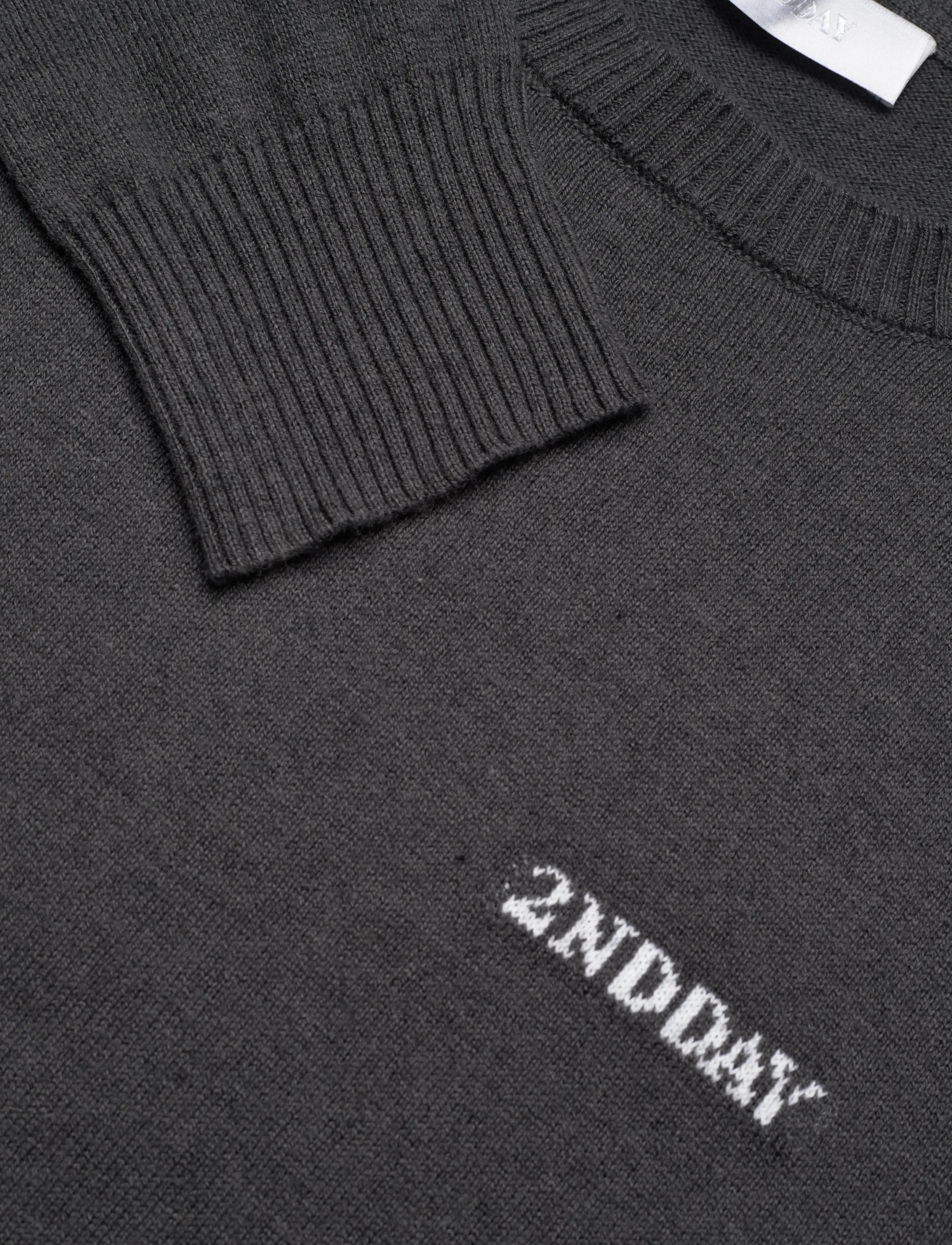 2NDDAY - 2ND Lance - Soft Wool Blend - jumpers - 190203 gray pinstripe - 2