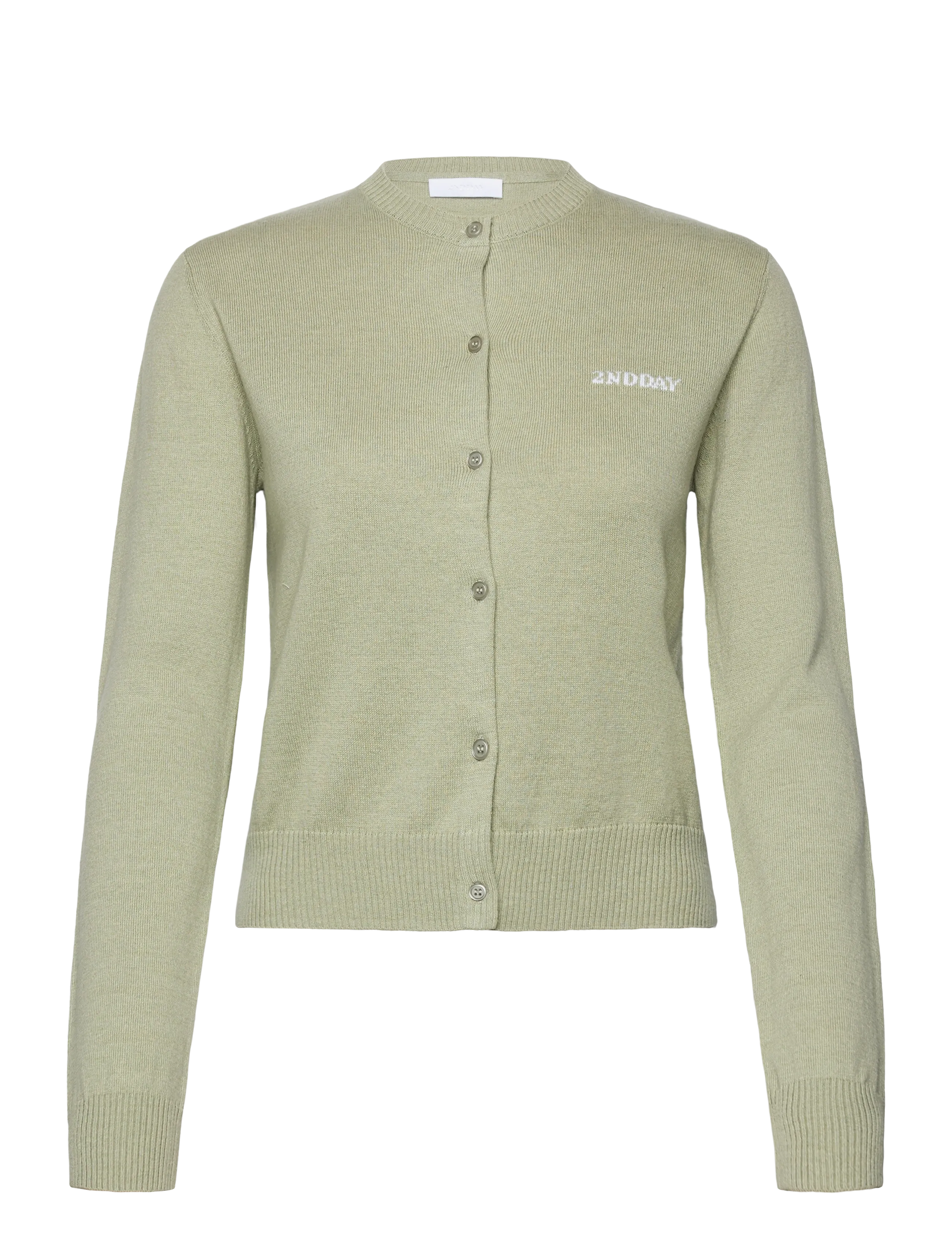2NDDAY 2Nd Vinny - Soft Wolle Blend Grün - XS - Damen