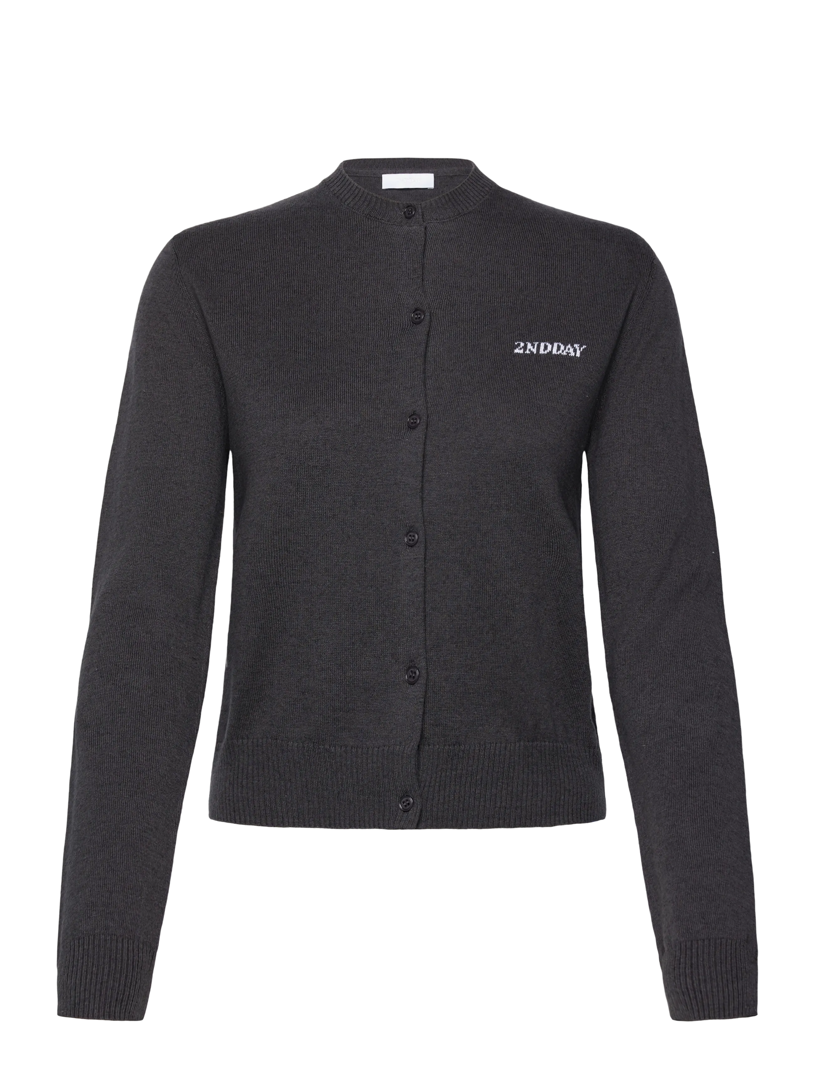 2NDDAY 2Nd Vinny - Soft Wolle Blend Grau - M - Damen
