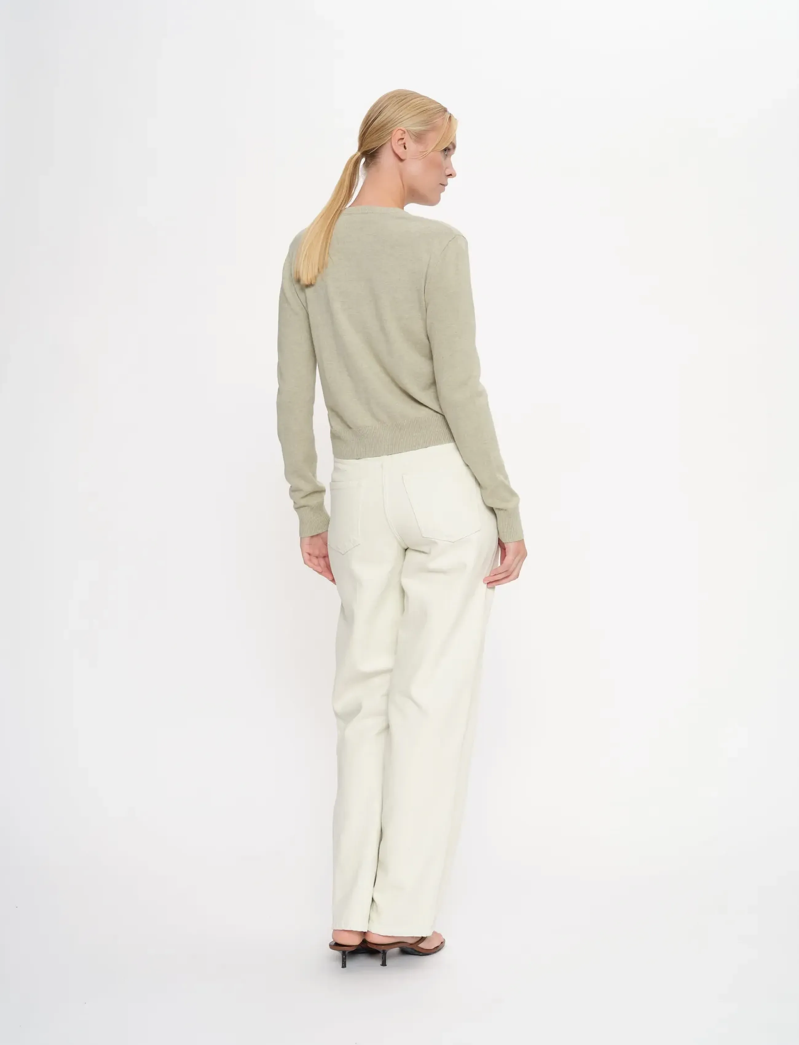 2NDDAY - 2ND Vinny - Soft Wool Blend - cardigans - desert sage - 3
