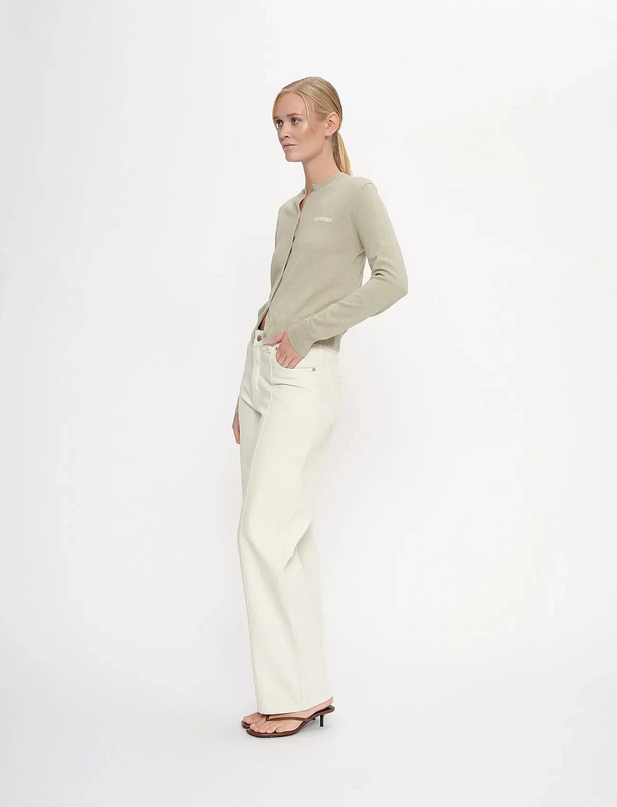2NDDAY - 2ND Vinny - Soft Wool Blend - cardigans - desert sage - 4