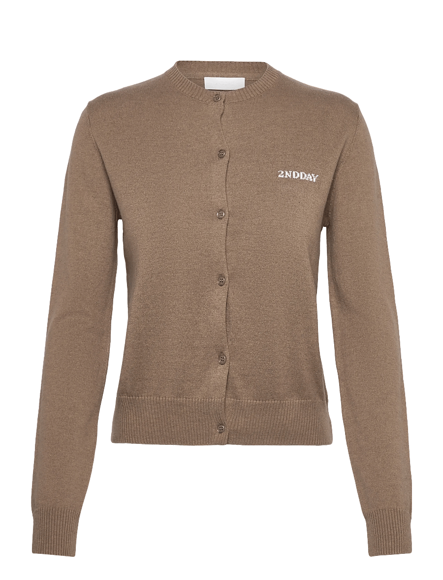 2NDDAY - 2ND Vinny - Soft Wool Blend - cardigans - timber wolf - 0