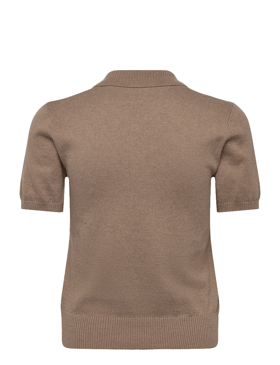 2NDDAY - 2ND Jean - Soft Wool Blend - poloshirts - 171310 timber wolf - 2