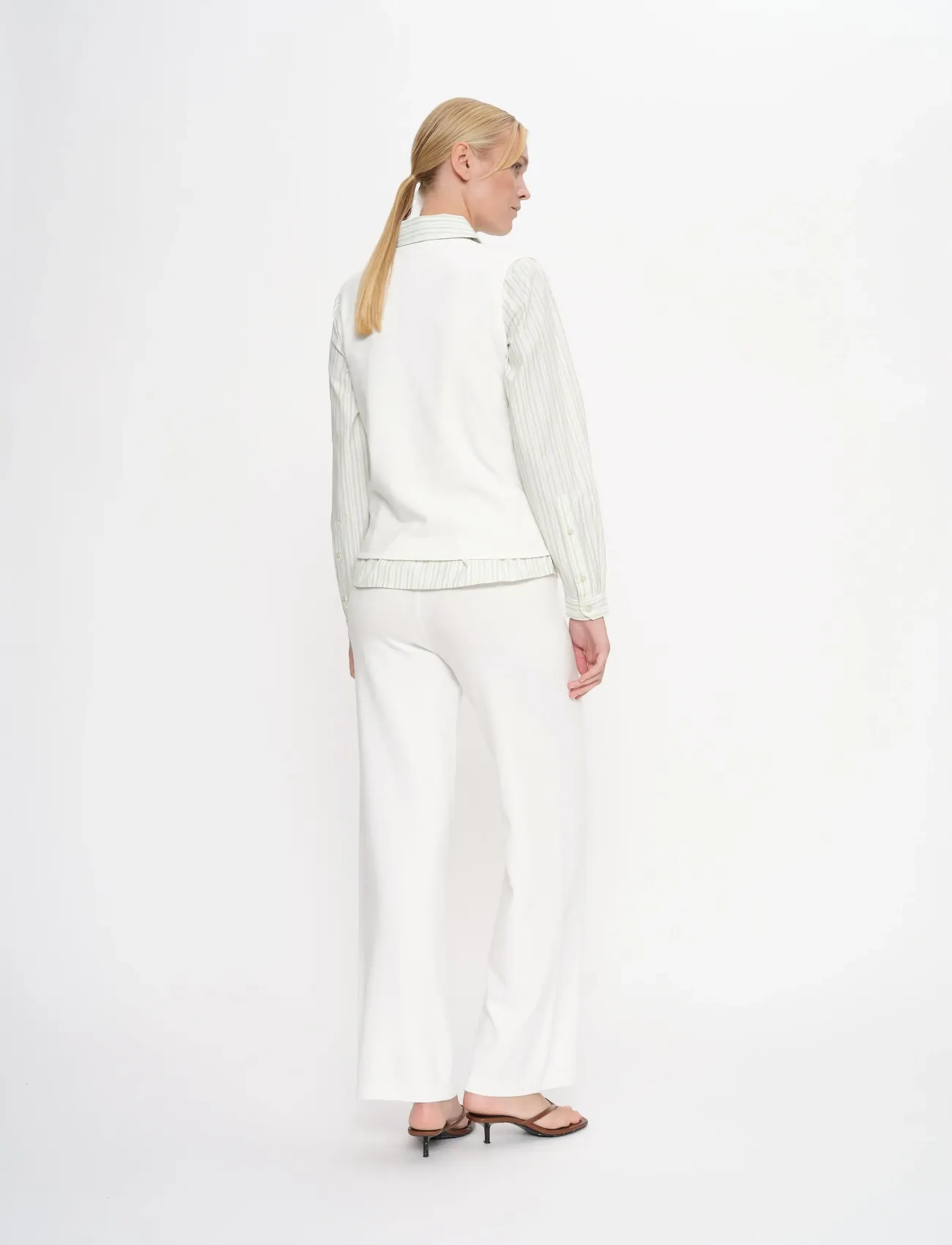 2NDDAY - 2ND Coral - Viscose Knit - strickwesten - 111001 white alyssum - 3