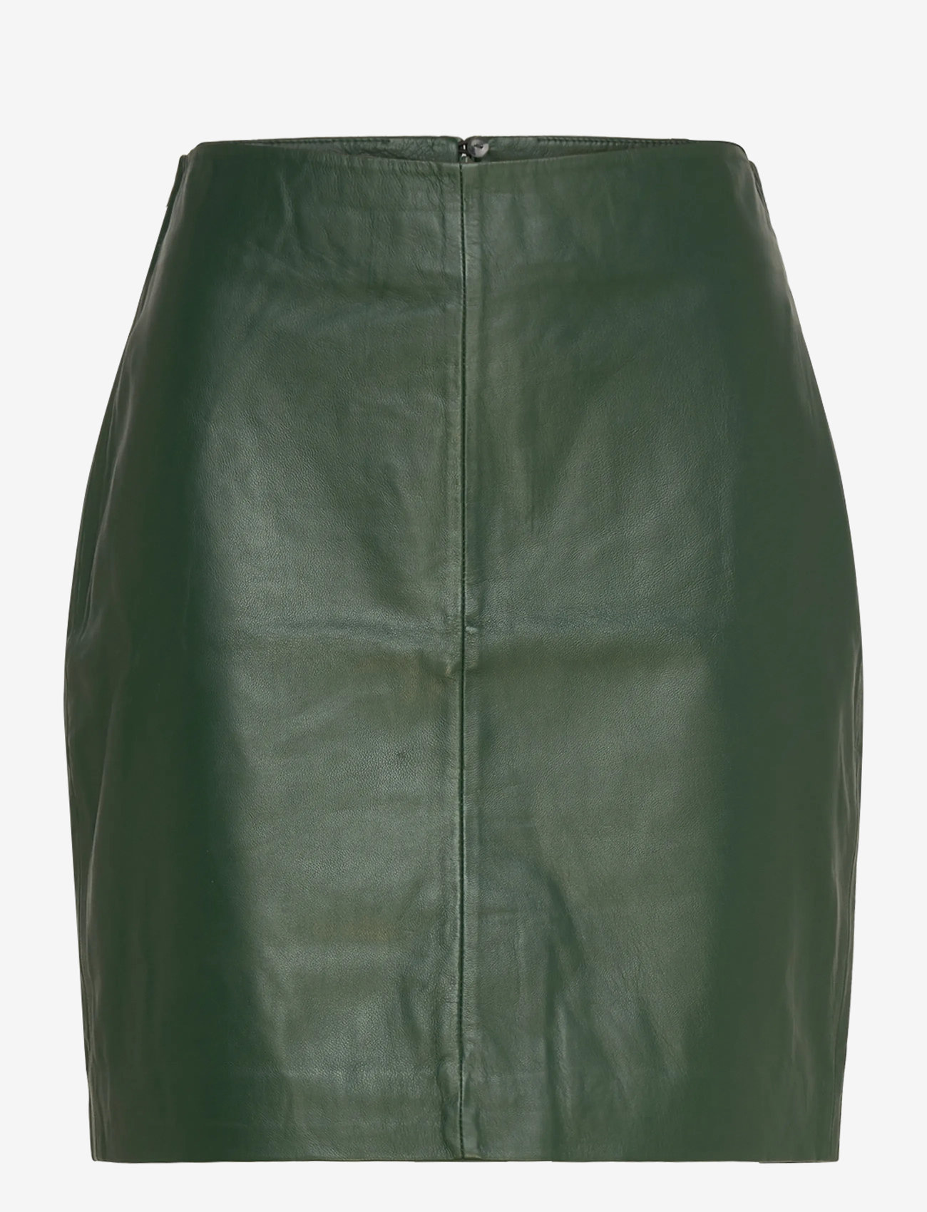 2NDDAY - 2ND Ceciliana - Classic Leather - lædernederdele - 195914 jungle green - 0
