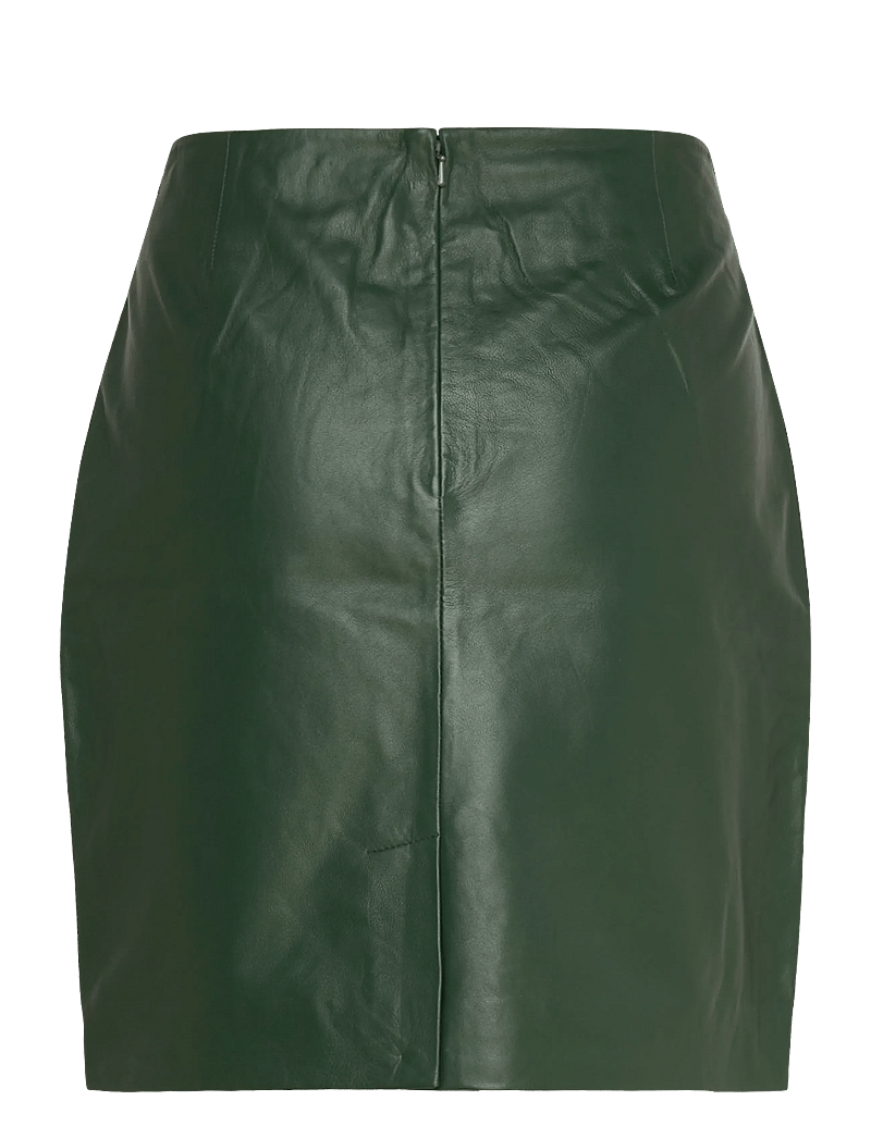 2NDDAY - 2ND Ceciliana - Classic Leather - lædernederdele - 195914 jungle green - 1