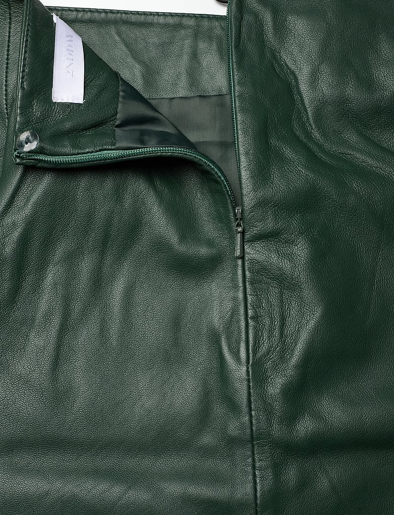 2NDDAY - 2ND Ceciliana - Classic Leather - lædernederdele - 195914 jungle green - 2