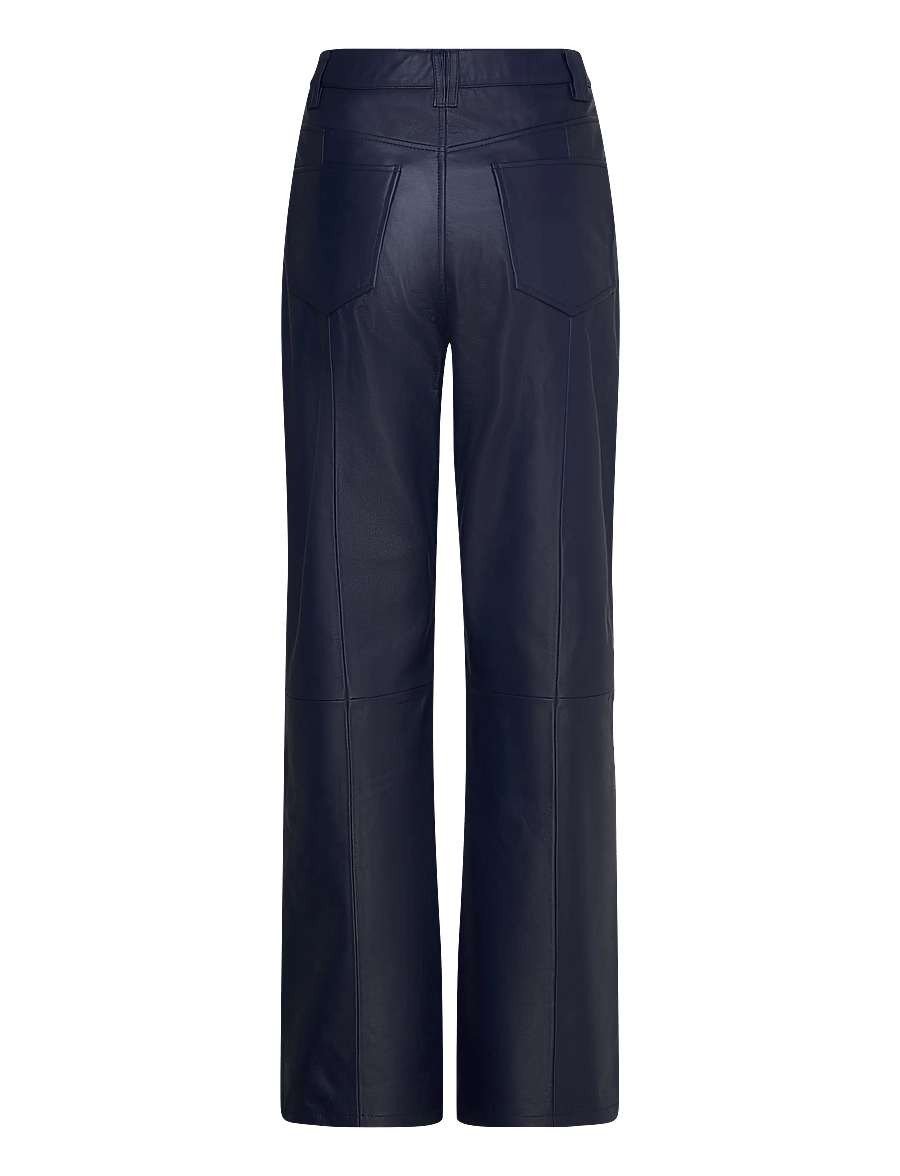 2NDDAY - 2ND Toff - Fine leather - pantalons en cuir - 193933 medieval blue - 1