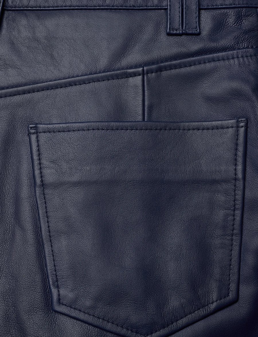 2NDDAY - 2ND Toff - Fine leather - pantalons en cuir - 193933 medieval blue - 4