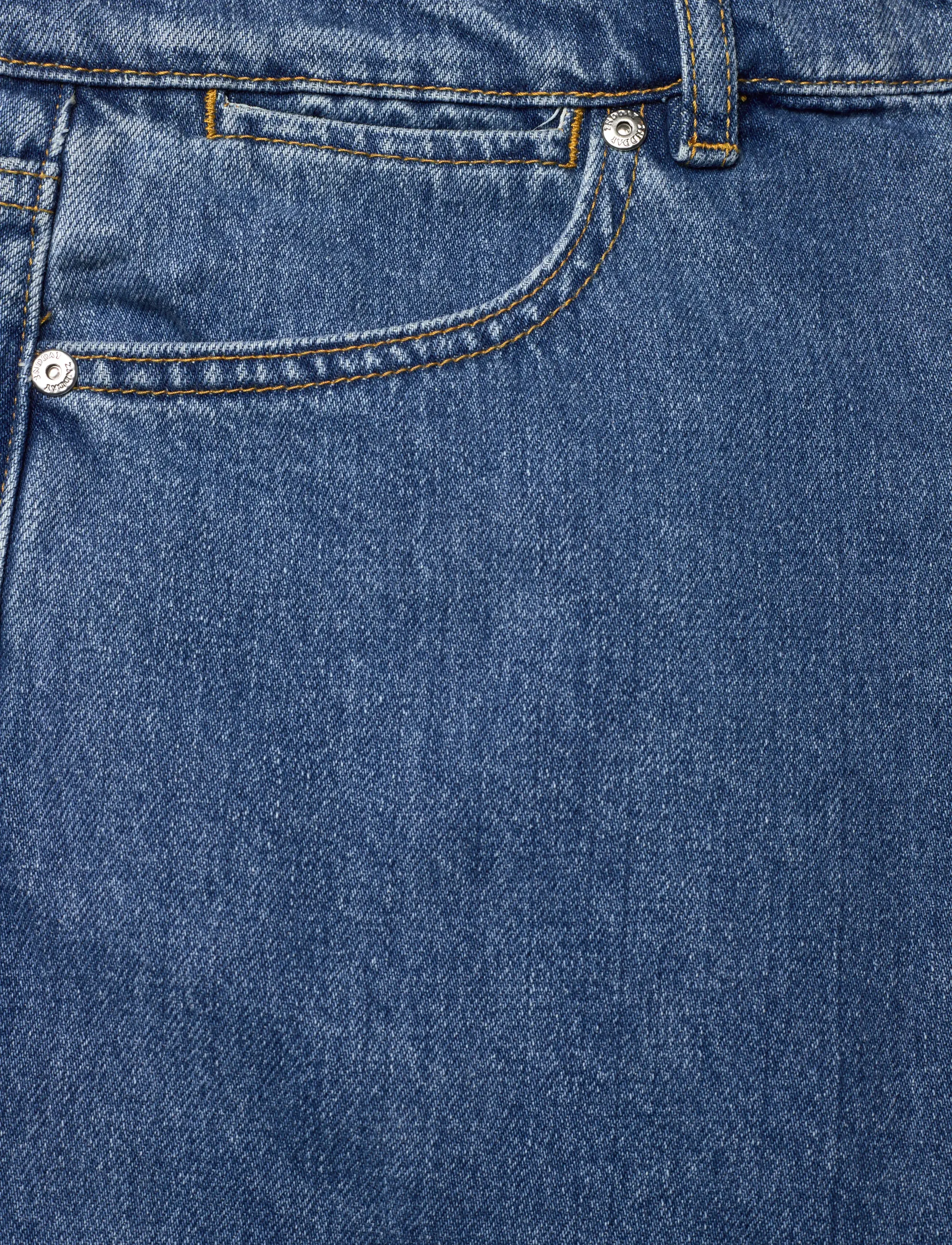 2NDDAY - 2ND Flossy - Distressed Denim - straight jeans - d019 mid blue - 2