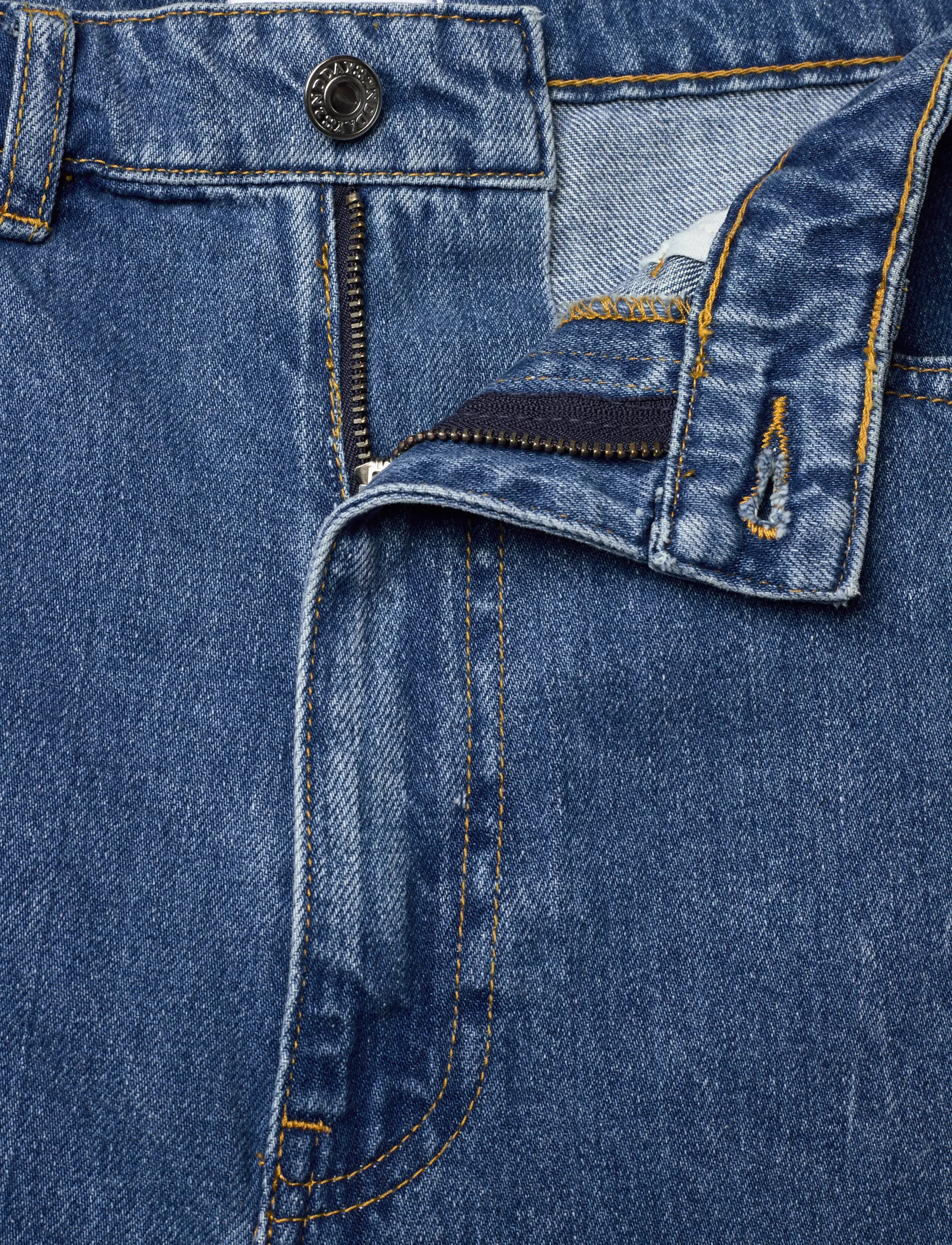 2NDDAY - 2ND Flossy - Distressed Denim - straight jeans - d019 mid blue - 3