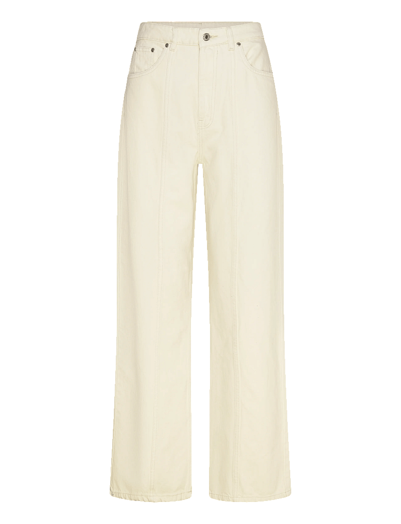 2NDDAY - 2ND Rode - Solid Twill - wide leg jeans - 136106 green tint - 1