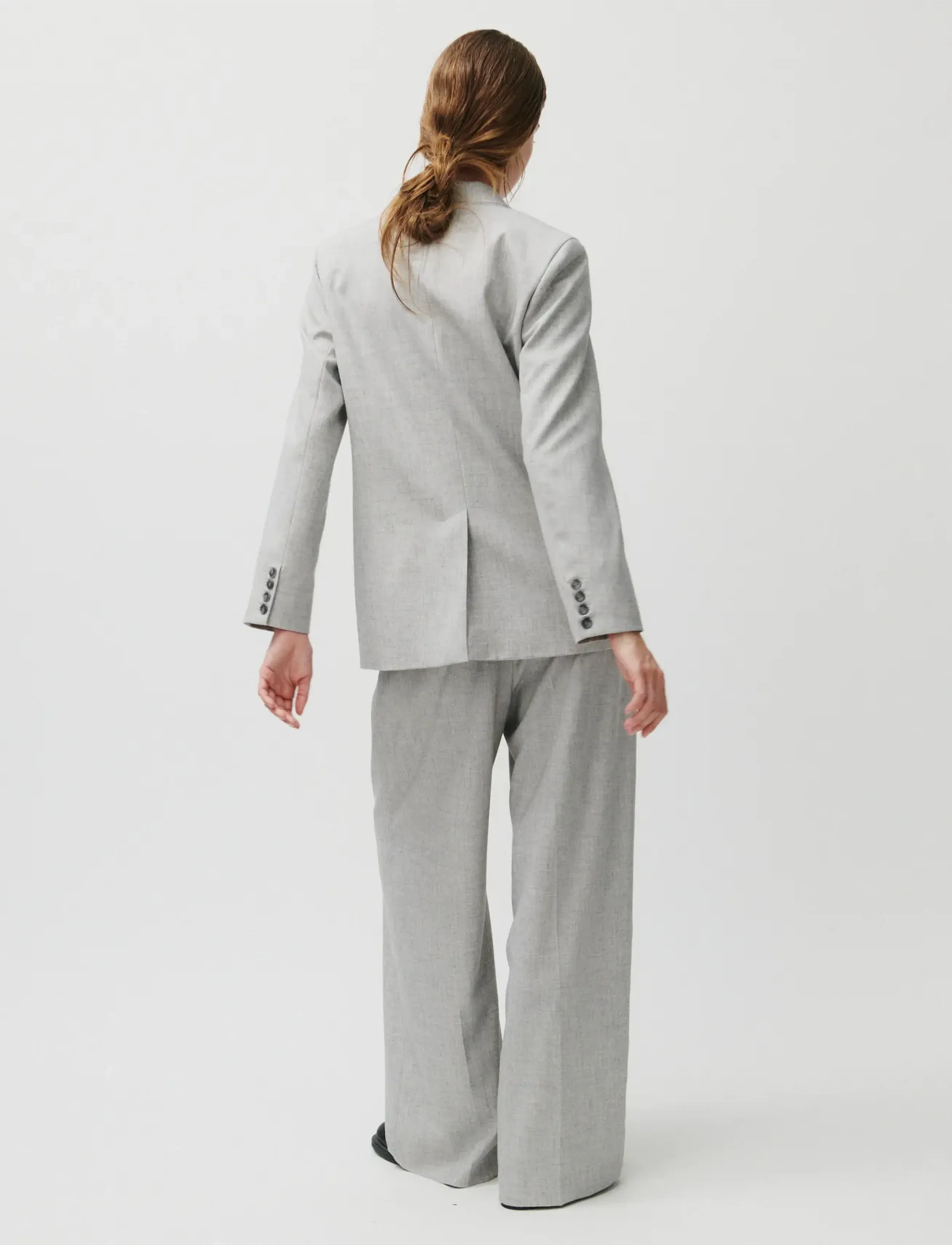 2NDDAY 2Nd Herman Grey Suiting, 36, Blazer, Grau - Double Breasted Frauen