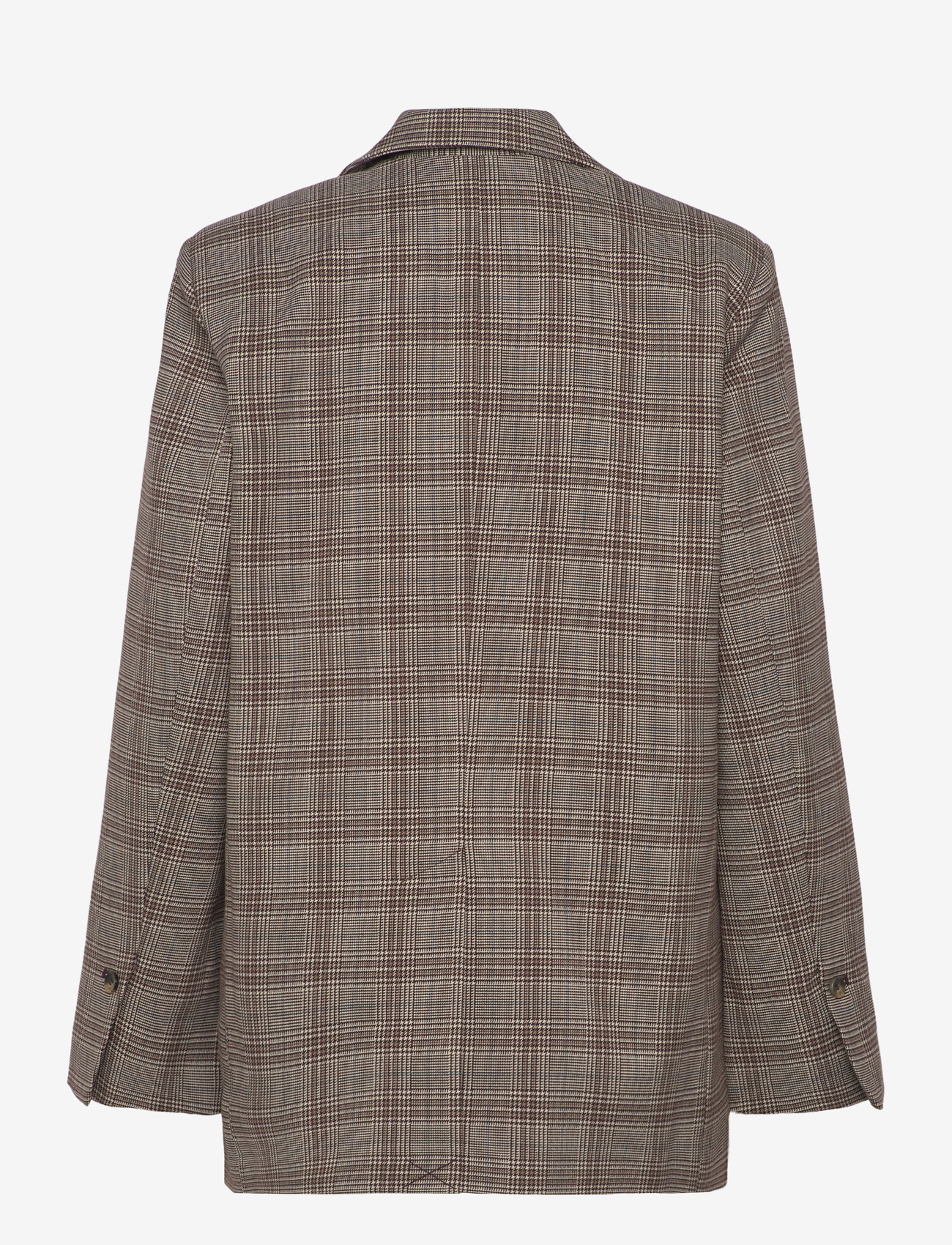 2NDDAY - 2ND Harrum - Checked Suiting - enkeltradede blazere - 170808 taupe gray - 2