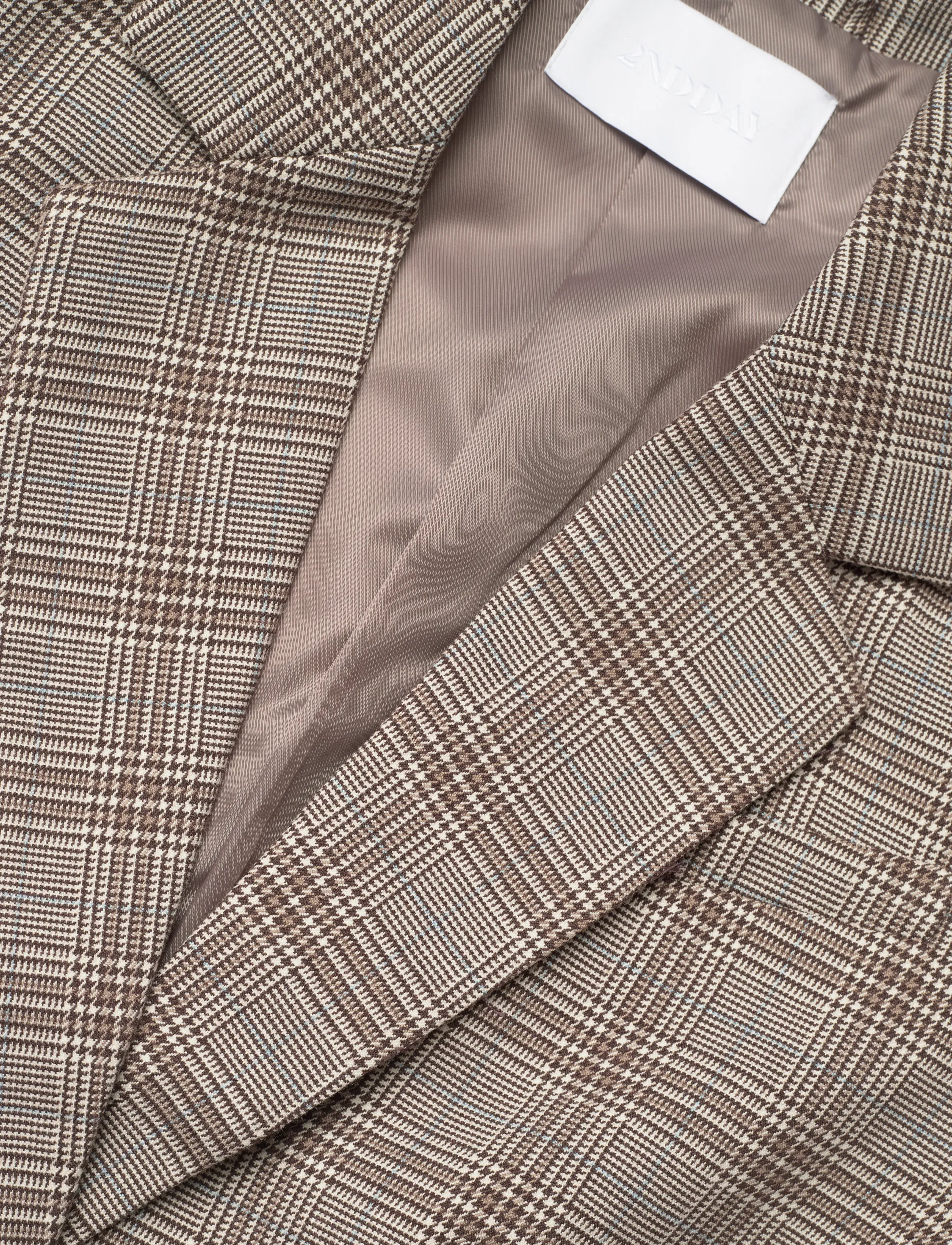 2NDDAY - 2ND Harrum - Checked Suiting - 170808 taupe gray - 5