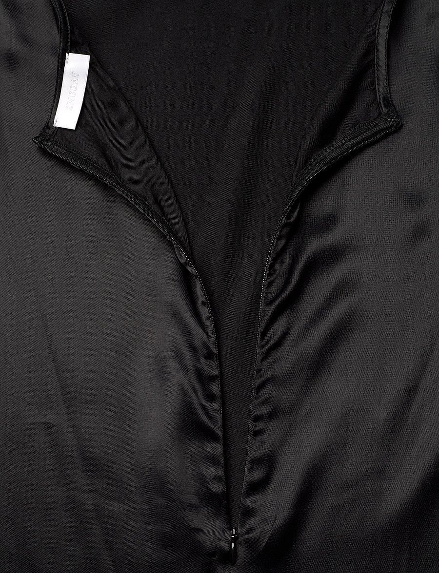 2NDDAY - 2ND Sarus - Viscose - slip kleitas - 190303 black - 2