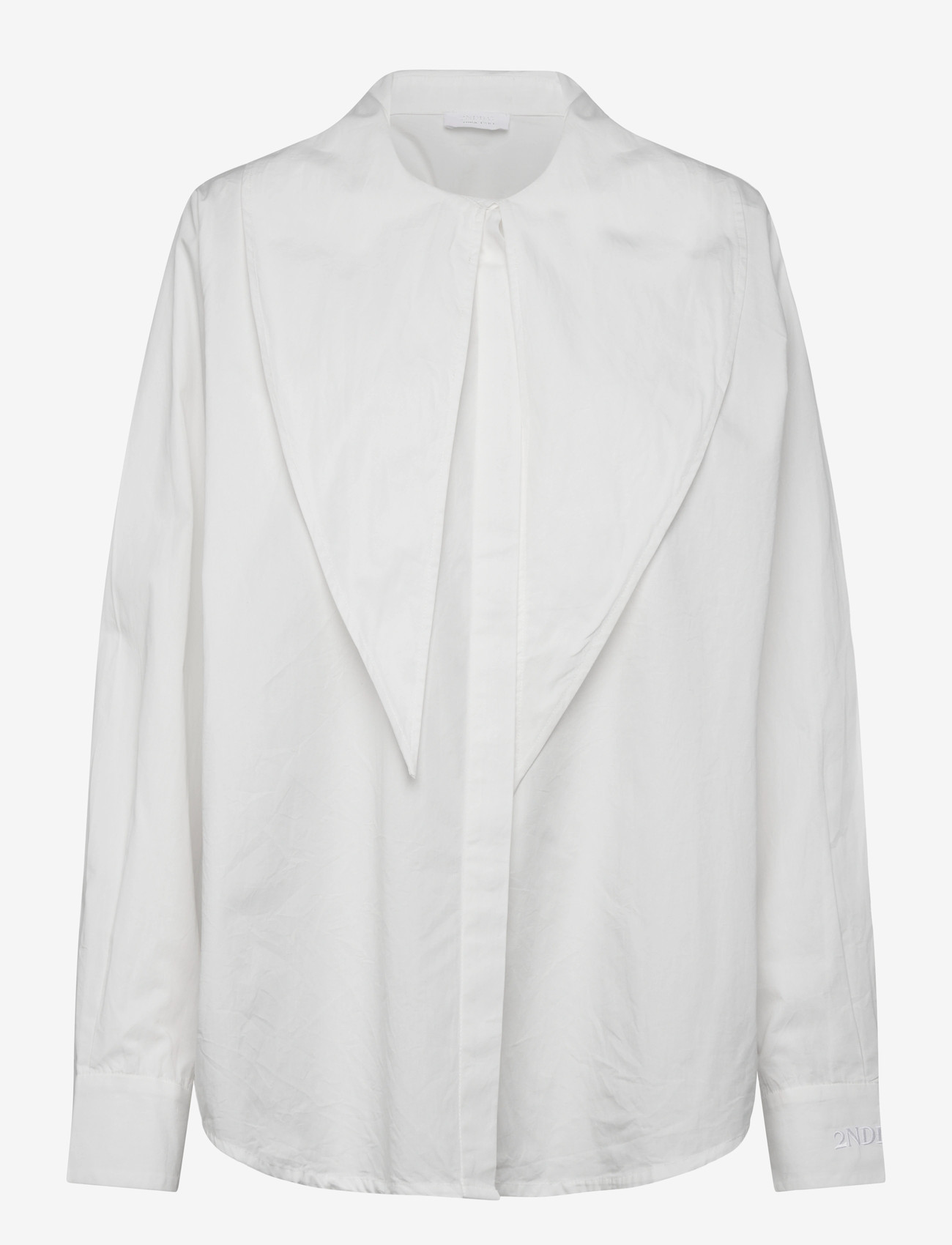 2NDDAY - 2ND Silvie - Fine Crispy Poplin - langärmlige blusen - 114801 tofu - 1