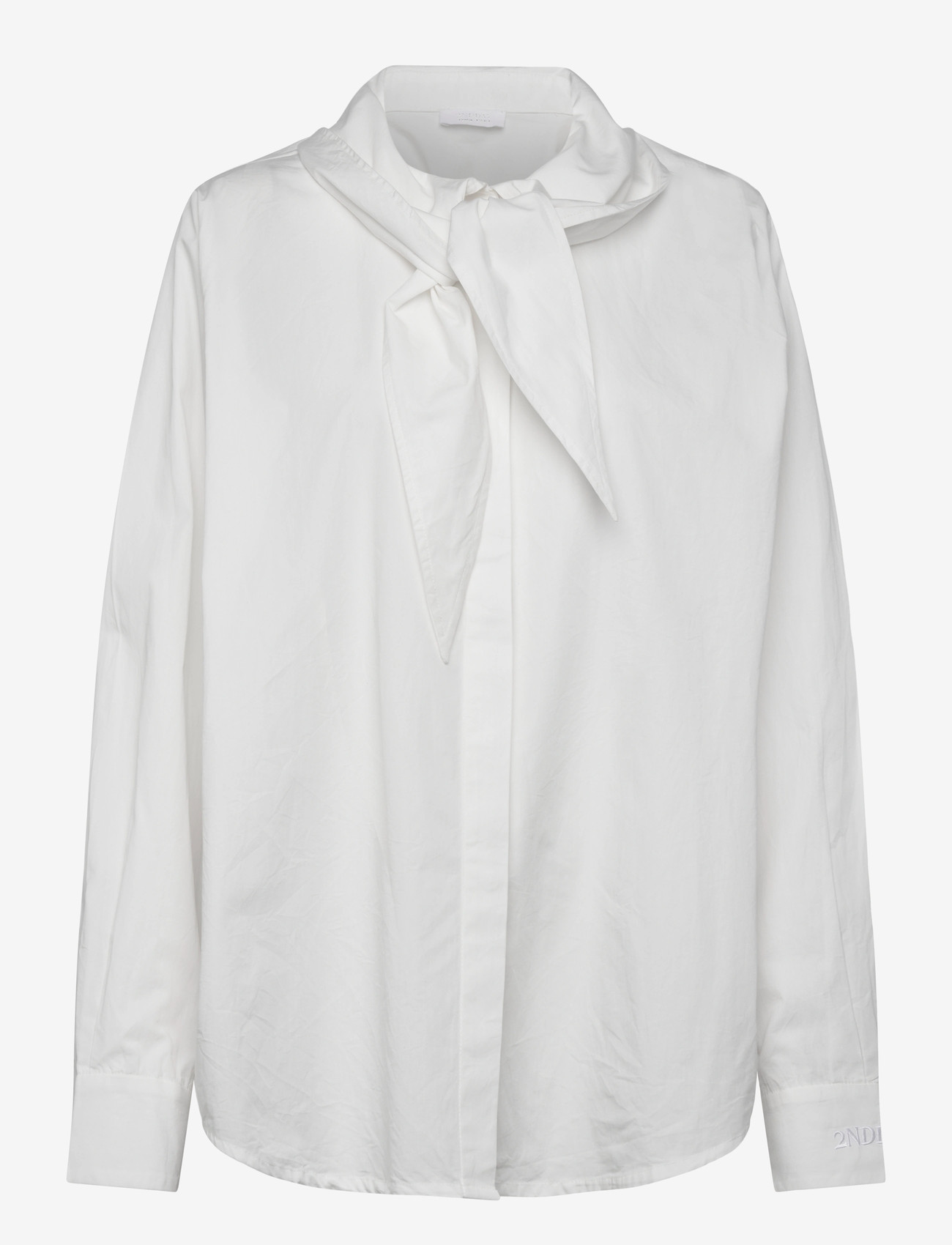 2NDDAY - 2ND Silvie - Fine Crispy Poplin - langärmlige blusen - 114801 tofu - 2