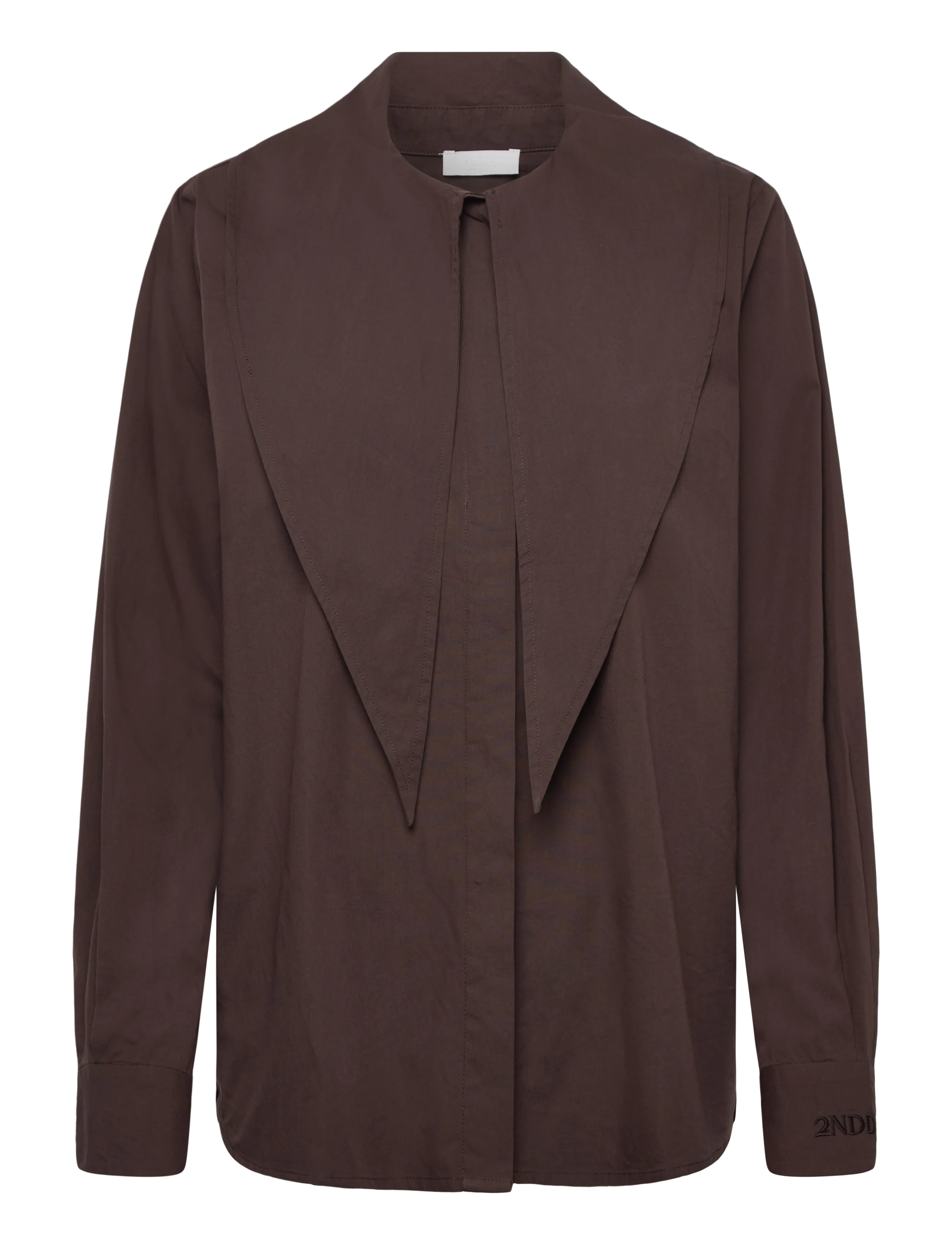 2NDDAY 2ND Silvie - Fine Crispy Poplin - Chemisier & Chemises - 191016 JAVA / brown
