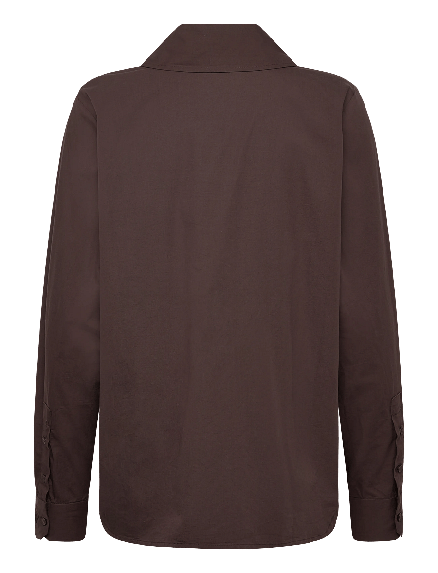 2NDDAY - 2ND Silvie - Fine Crispy Poplin - langærmede bluser - 191016 java - 1