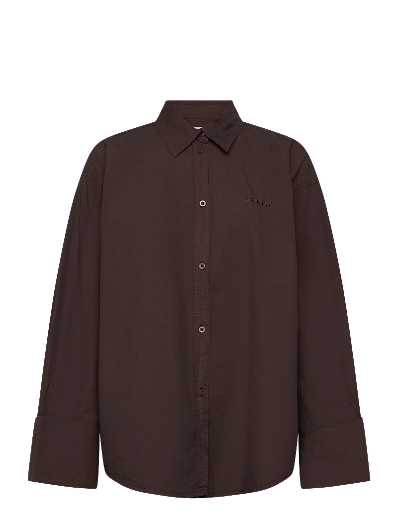 2NDDAY - 2ND Claren - Fine Crispy Poplin - langærmede skjorter - 191016 java - 0