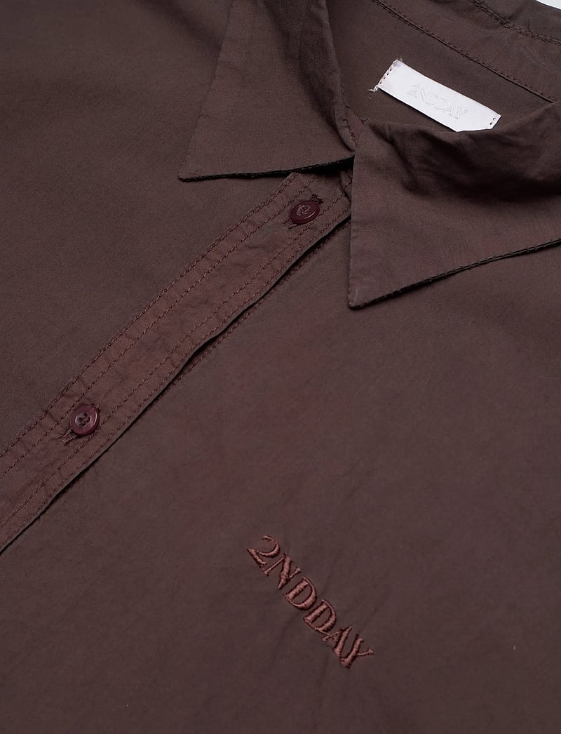 2NDDAY - 2ND Claren - Fine Crispy Poplin - langærmede skjorter - 191016 java - 2