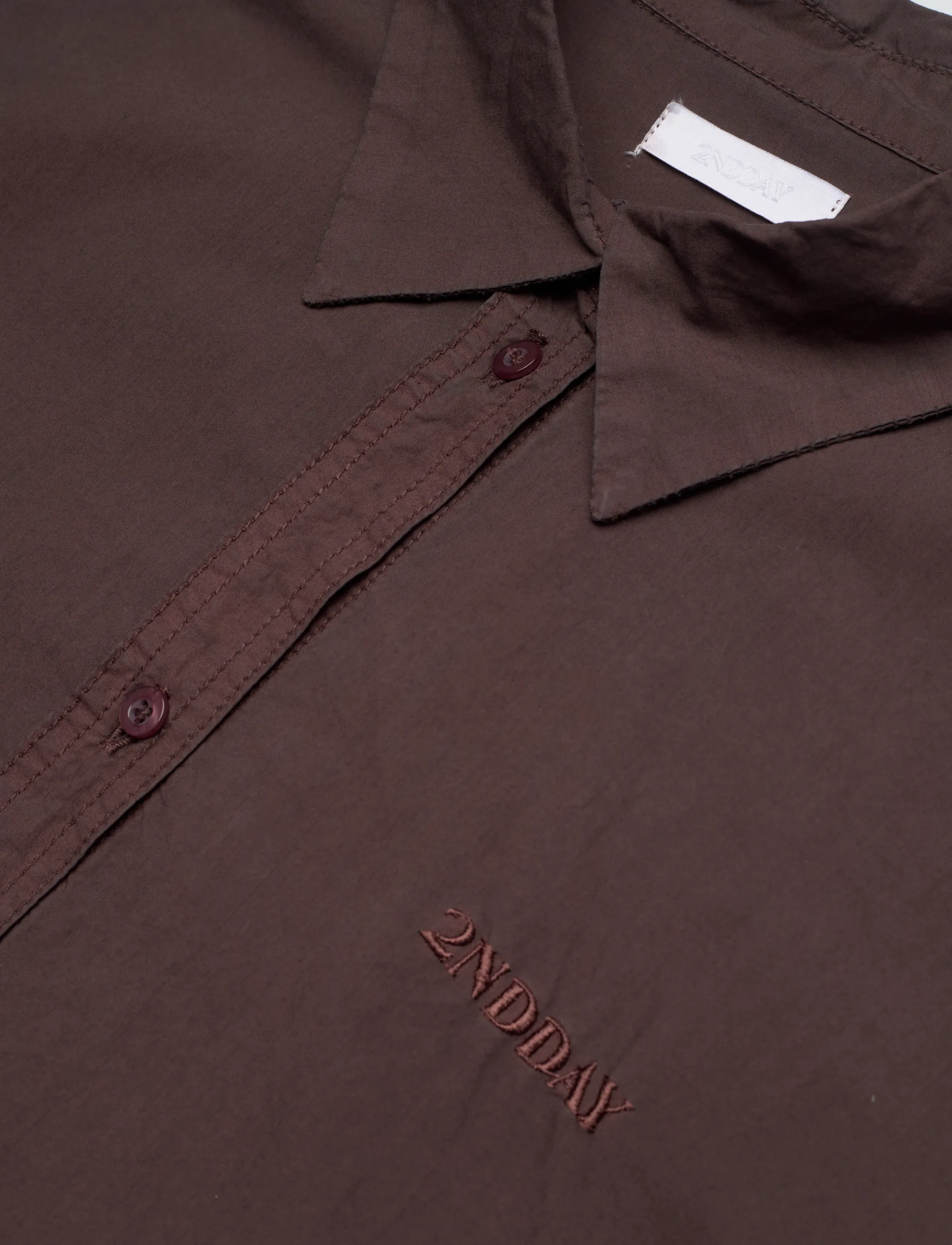 2NDDAY - 2ND Claren - Fine Crispy Poplin - langærmede skjorter - 191016 java - 2