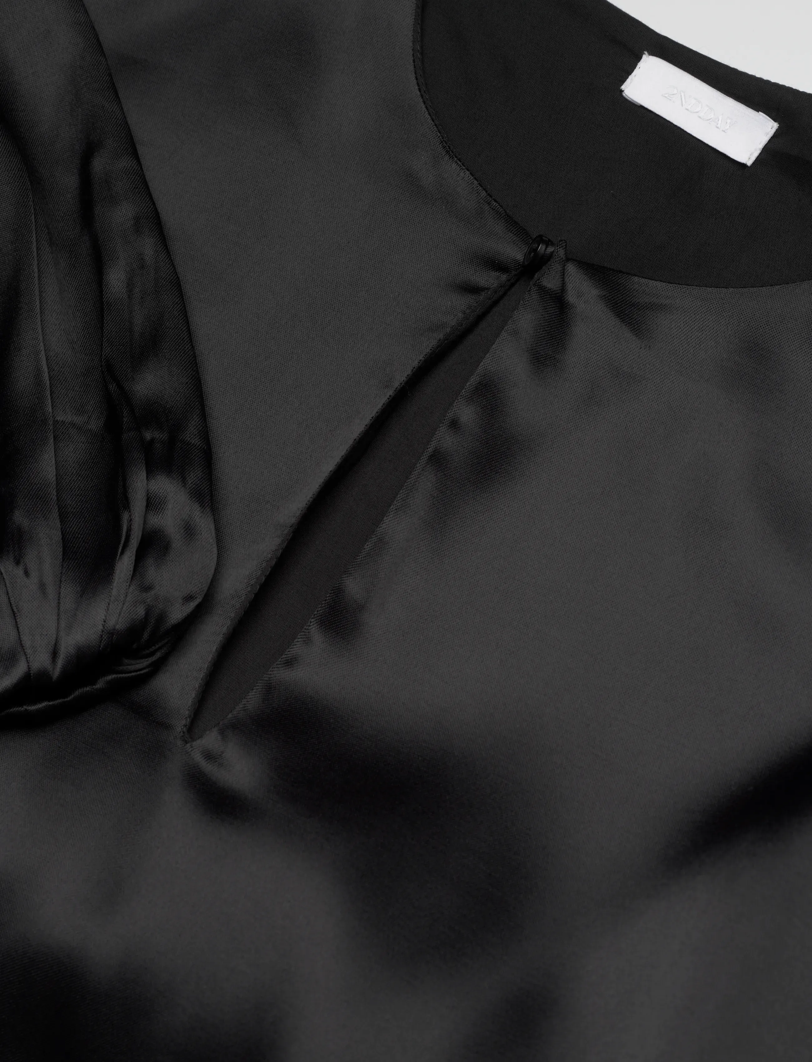 2NDDAY - 2ND Willa - Viscose - langermede bluser - 190303 black - 2