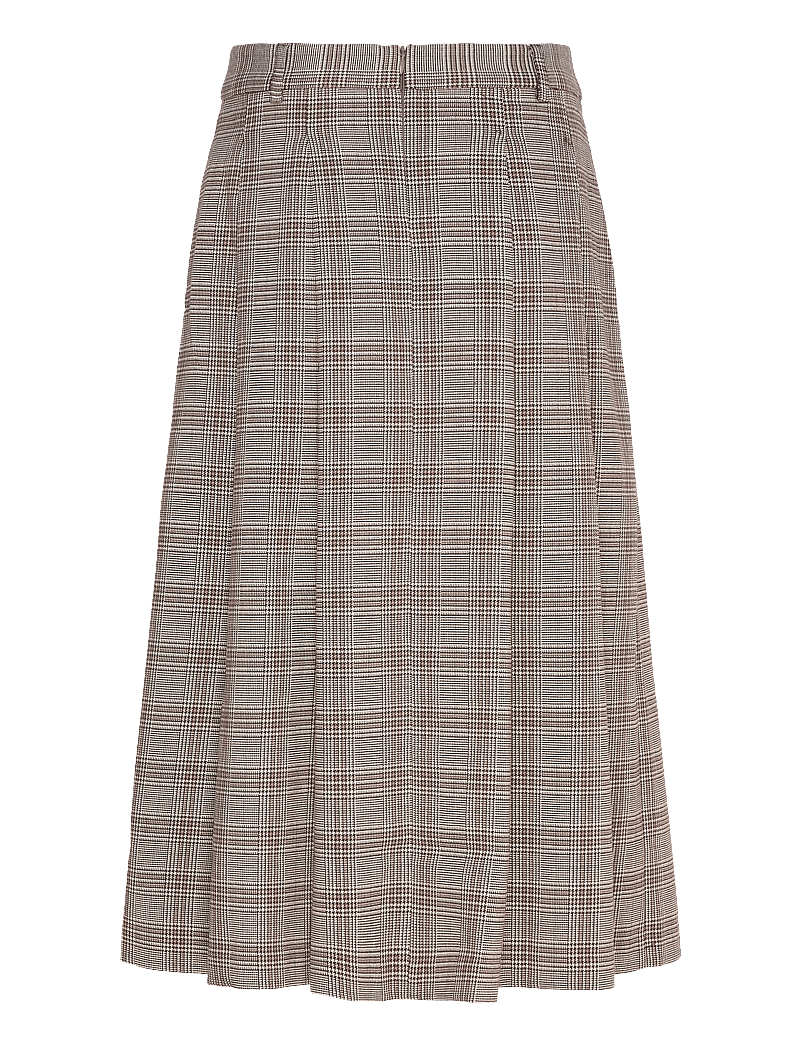 2NDDAY - 2ND Matilda - Checked Suiting - faltenröcke - taupe grey solid - 2