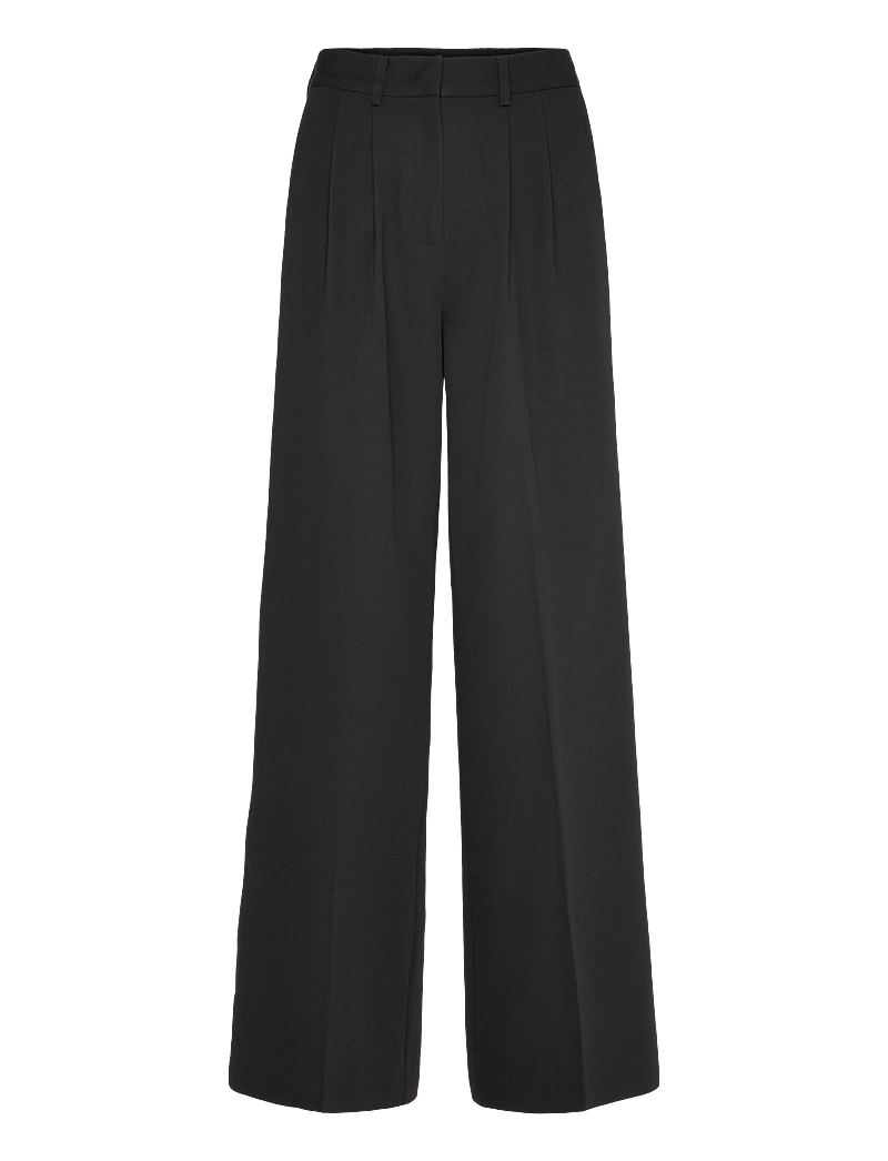 2NDDAY - 2ND Mille - Daily Sleek - hosen mit weitem bein - black - 1