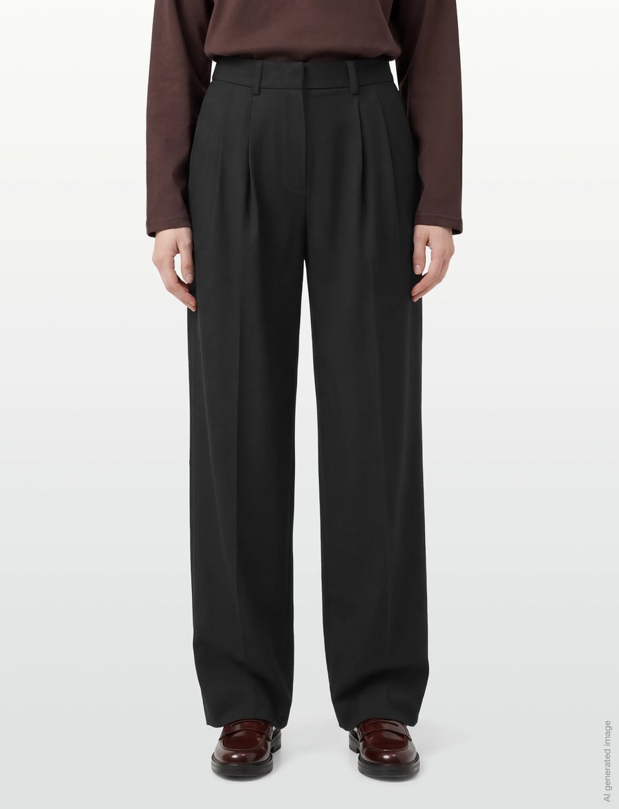 2NDDAY - 2ND Mille - Daily Sleek - vide bukser - black - 3